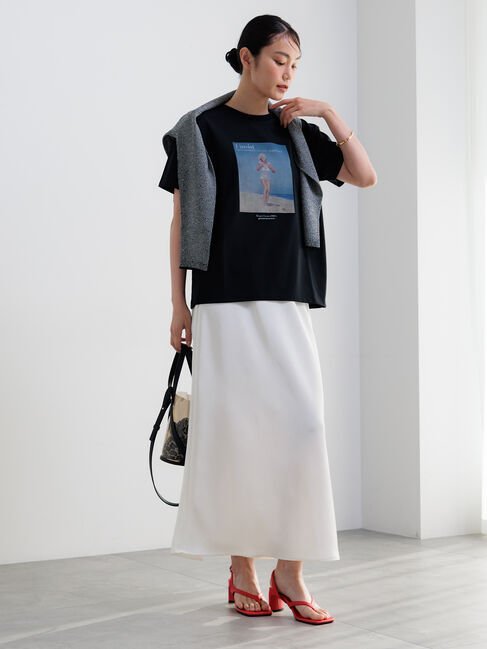 Te chichi「マリリンモンロービーチフォトTシャツ」|Tシャツ・カットソー|