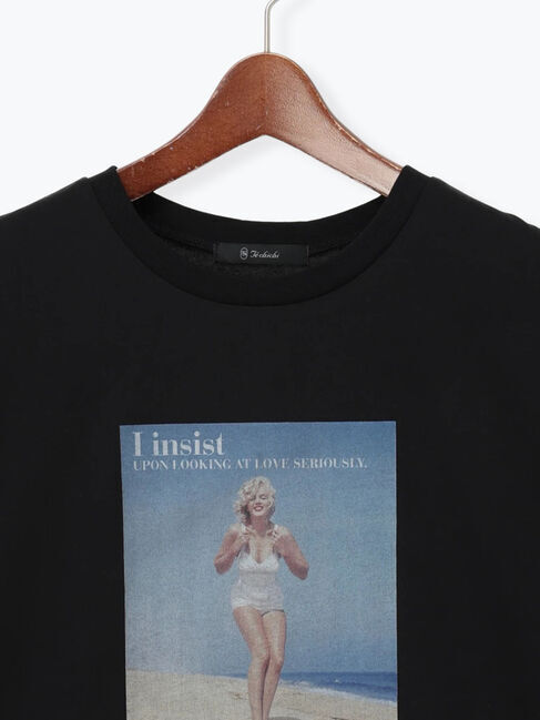 Te chichi「マリリンモンロービーチフォトTシャツ」|Tシャツ・カットソー|