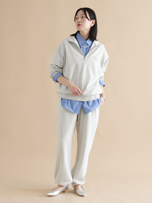 sm2rhythm「【Healthknit】ハーフジッププルオーバー」|Tシャツ・カットソー|