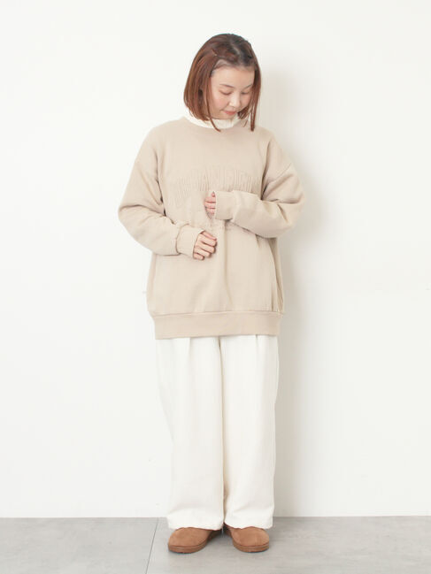 Samansa Mos2「【M/Lサイズ】裾絞りタックパンツ」|その他|