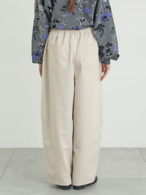 Samansa Mos2「サイド深タックバレルパンツ」|その他|