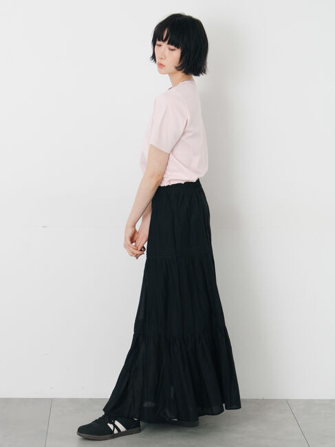 Samansa Mos2「インドボイルギャザースカート」|スカート|