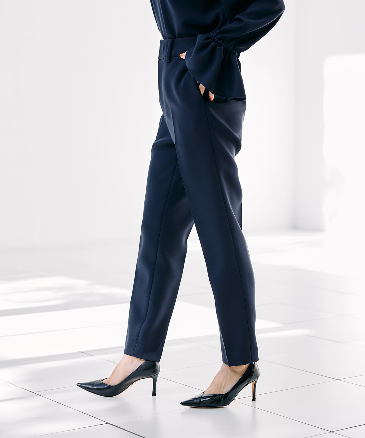 Maglie le cassetto「《M Maglie le cassetto&times;吉田理紗》美脚ストレートパンツ」|スラックス|