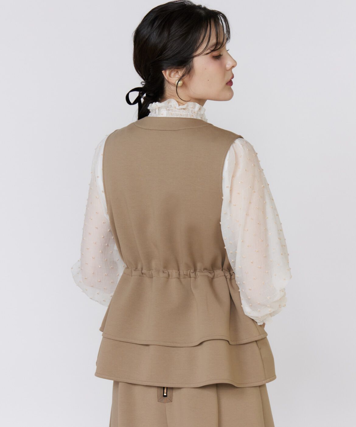 Maglie le cassetto「《ﾌﾗﾝﾄﾞﾙ45周年限定ｺﾚｸｼｮﾝ》《大きいｻｲｽﾞ》ﾍﾟﾌﾟﾗ  」|ダウンベスト・ベスト|