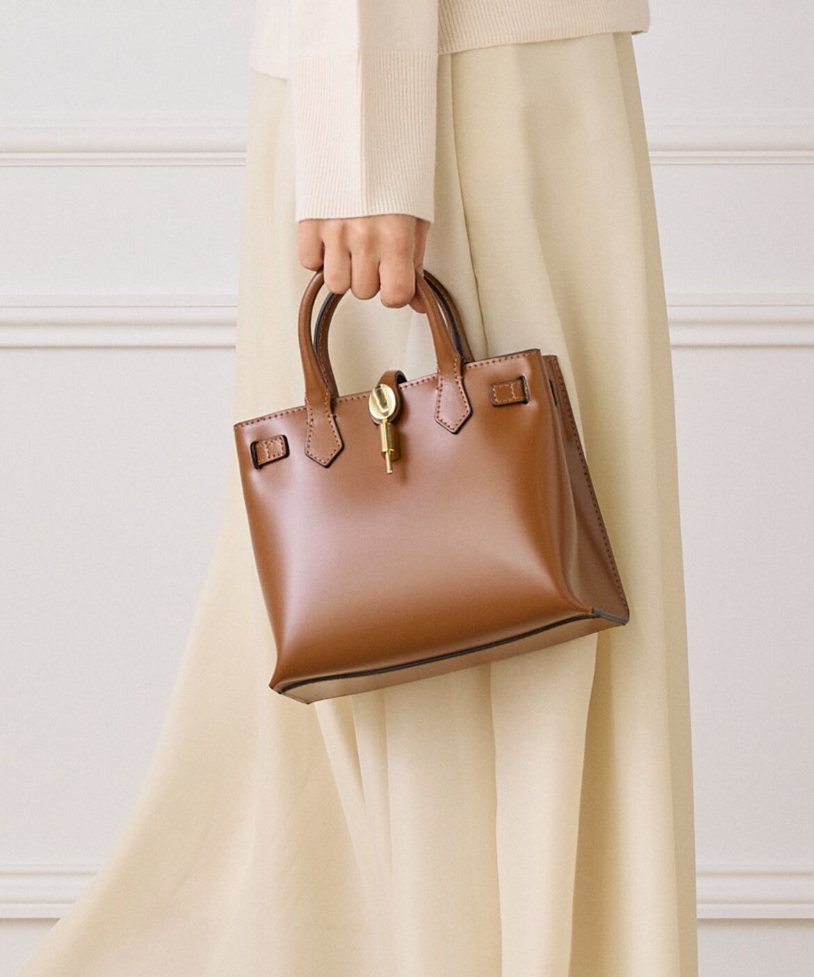 FAVORITE SUKINAMONO「スクエアトートバッグ《INNUE》」|トートバッグ|キャメル1