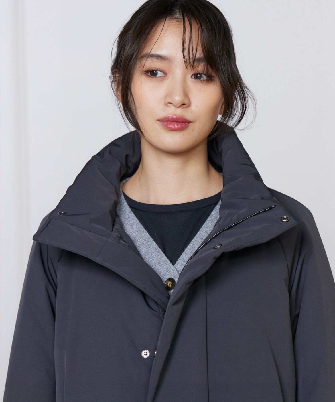 DAY by DAY it&rsquo;s international「スタンドカラー中綿コート」|ダウン|