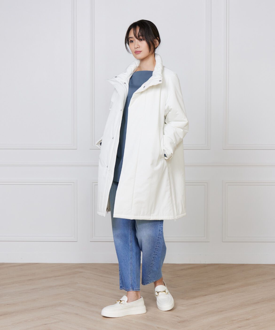 DAY by DAY it&rsquo;s international「スタンドカラー中綿コート」|ダウン|