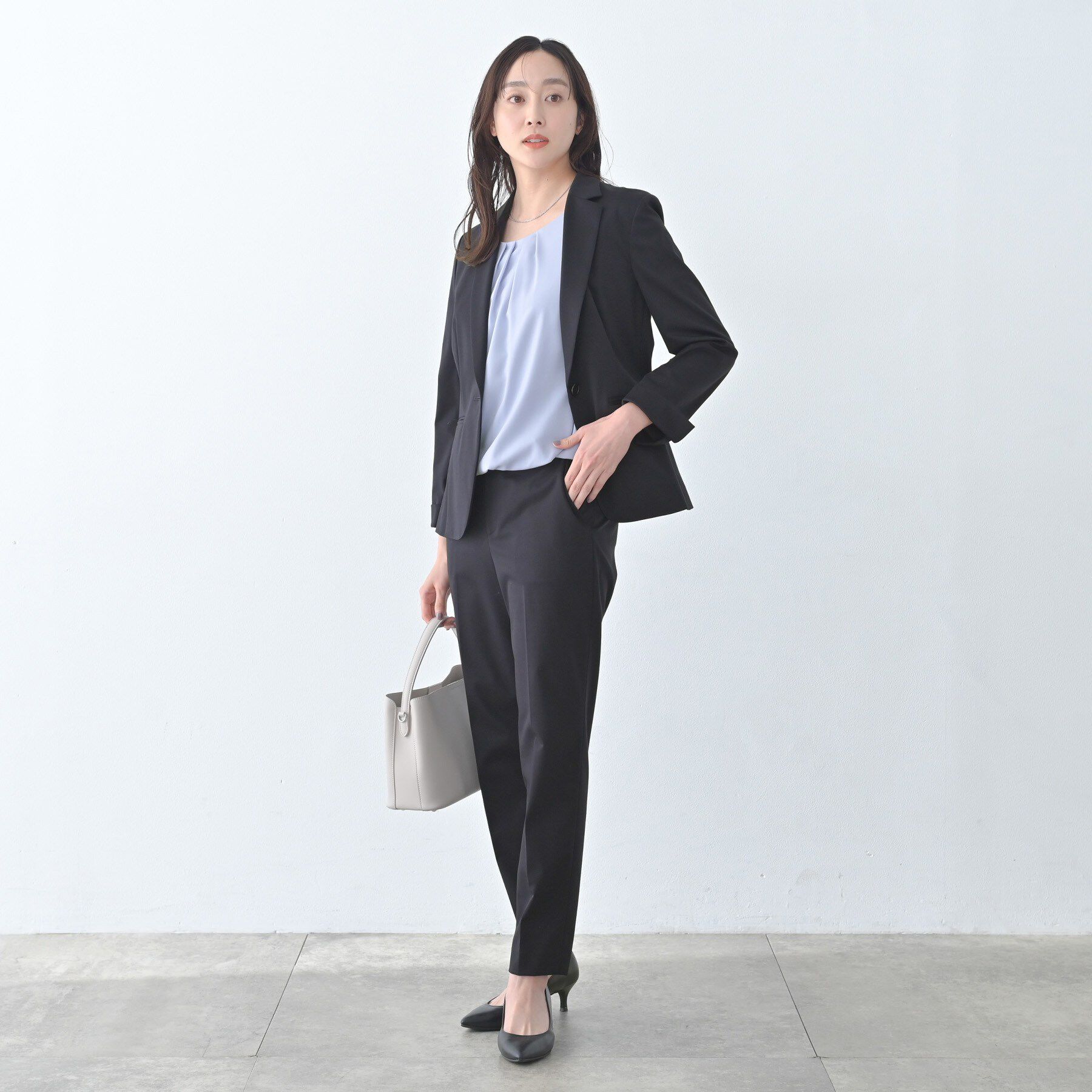 UNTITLED「【UV/接触冷感/スーツ】ジャージテーパードパンツ」|その他|