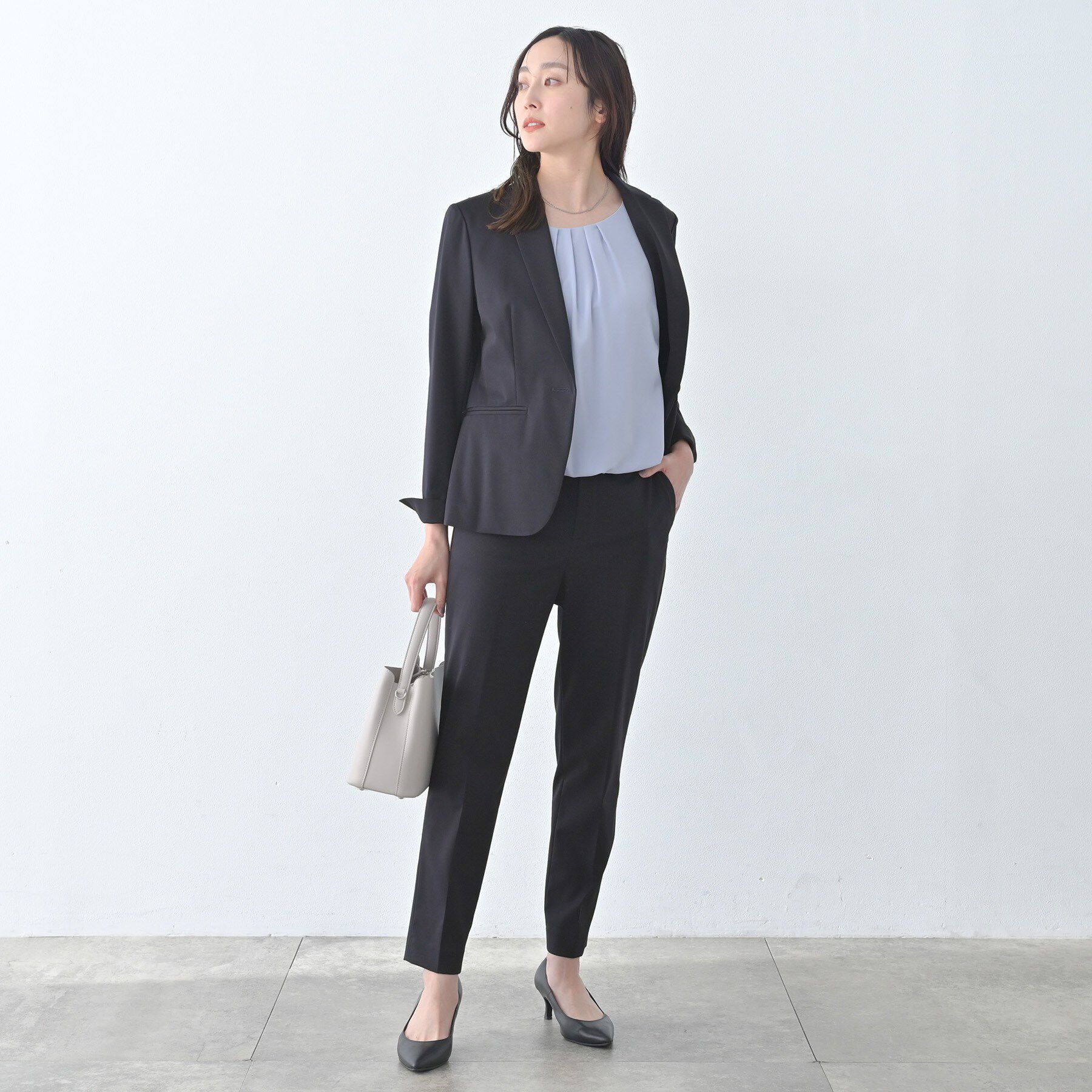 UNTITLED「【UV/接触冷感/スーツ】ジャージテーパードパンツ」|その他|