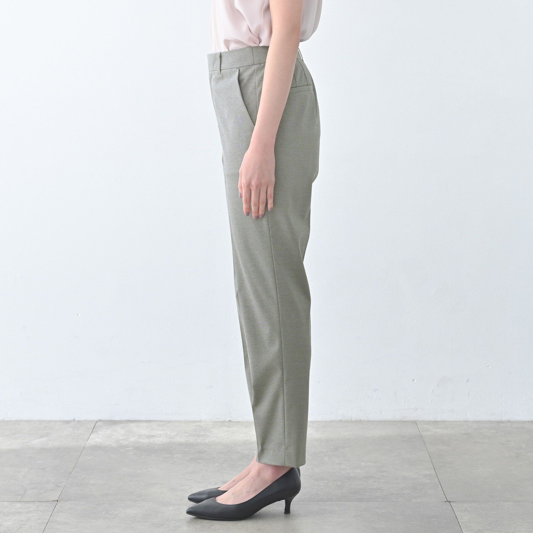 UNTITLED「【UV/接触冷感/スーツ】ジャージテーパードパンツ」|その他|