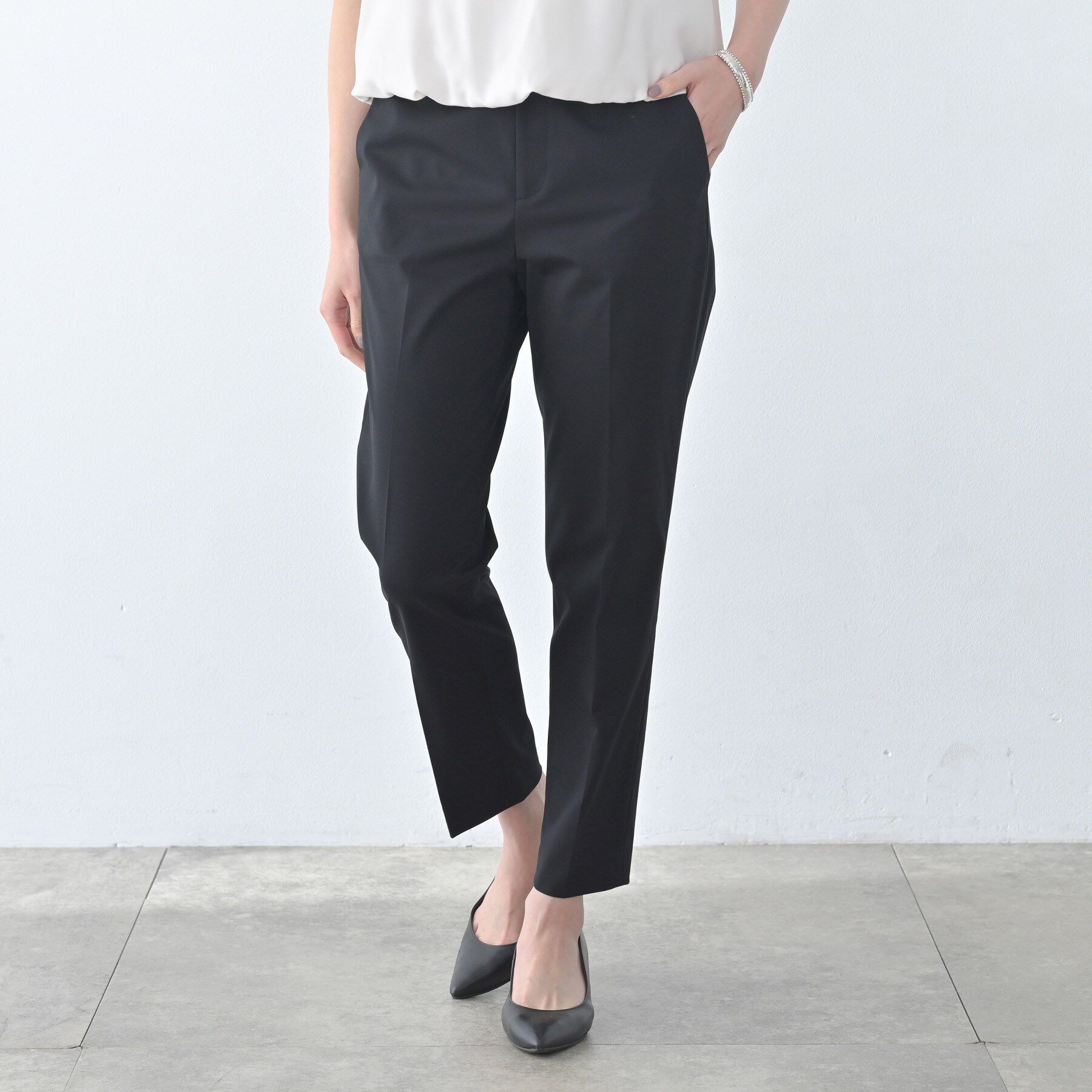 UNTITLED「【UV/接触冷感/スーツ】ジャージテーパードパンツ」|その他|