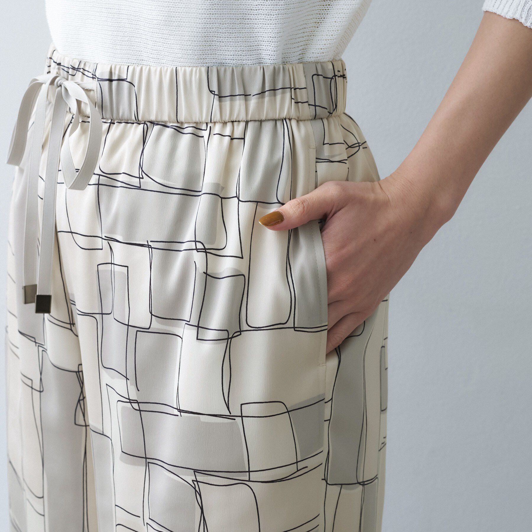 UNTITLED「ブロッキングプリントパンツ」|その他|