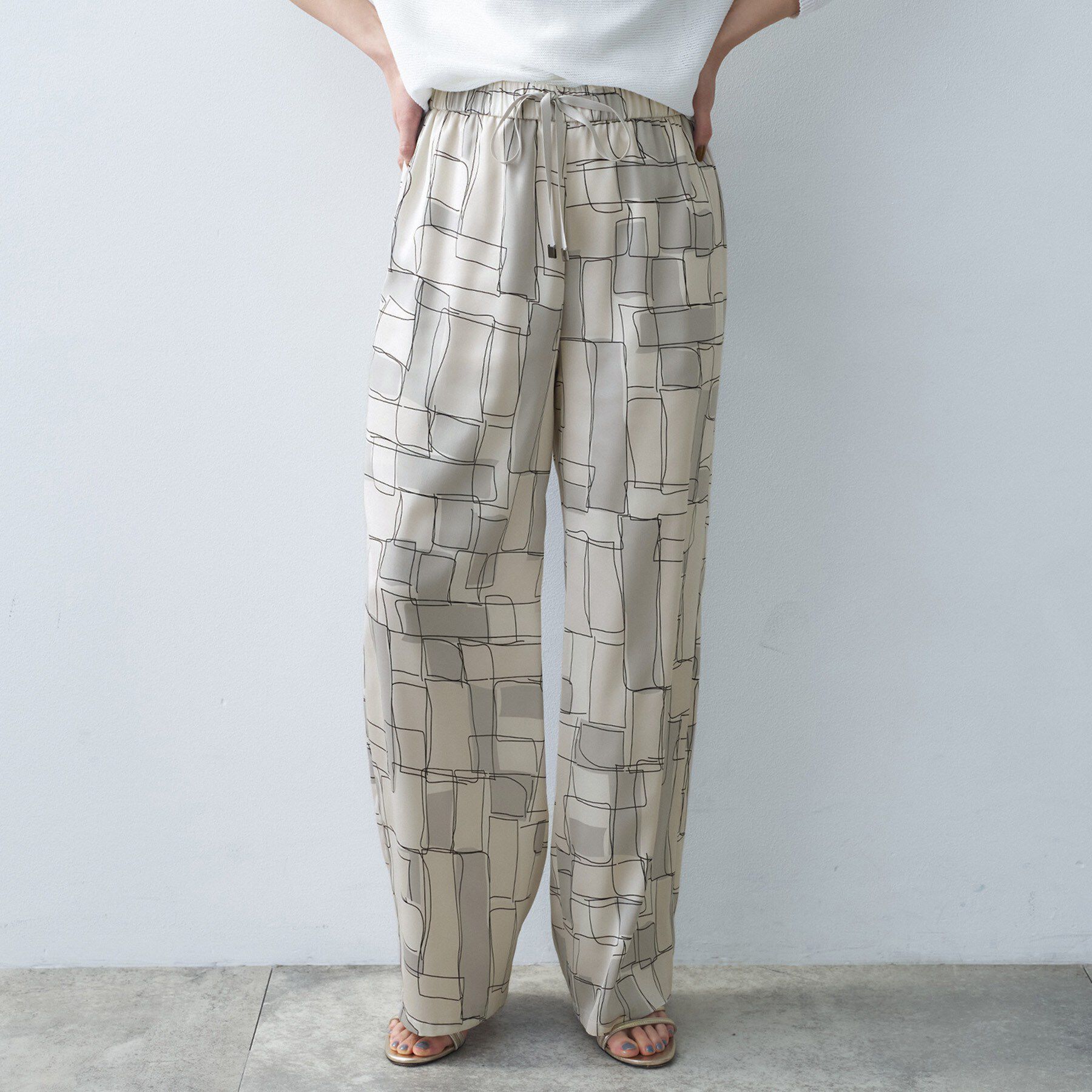 UNTITLED「ブロッキングプリントパンツ」|その他|