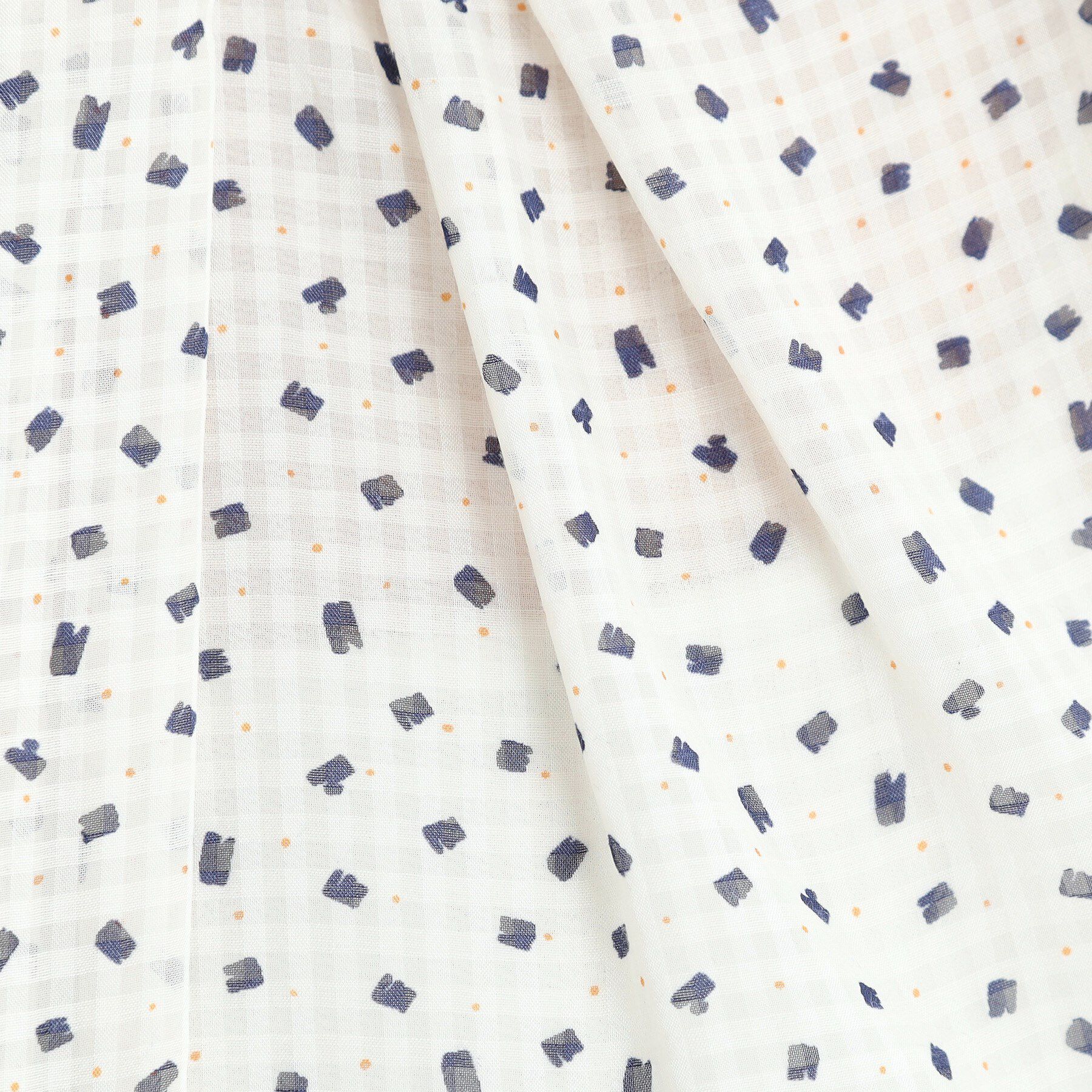 Reflect「【マシンウォッシュ可／セットアップ可能】コツキ柄プリントブラウス」|シャツ・ブラウス|