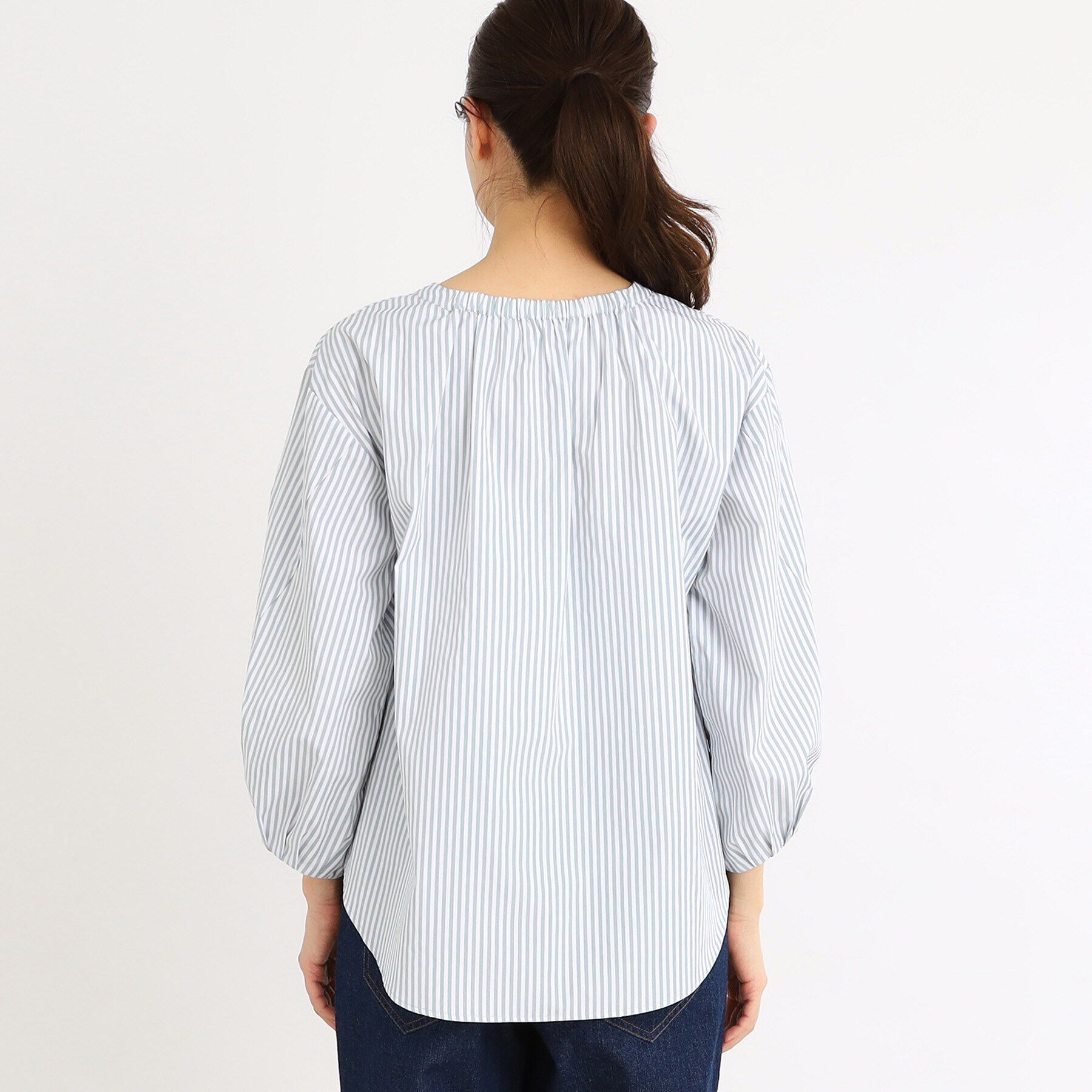 Reflect「【夏SALE／E‐QUALITY／手洗い可】タックディティールブラウス」|シャツ・ブラウス|