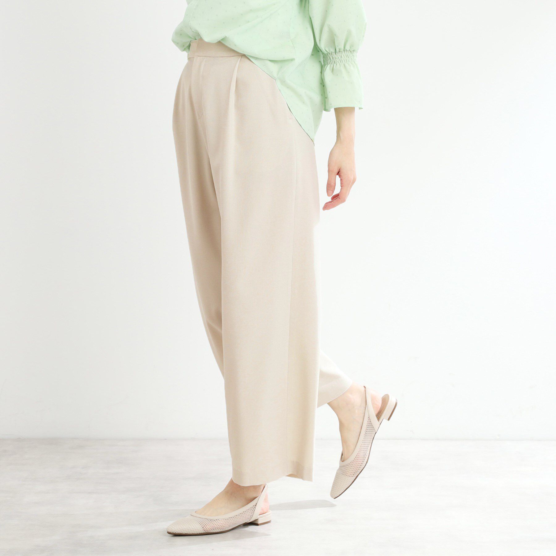 Reflect「【マシンウォッシュ可／すっきりシルエット】ワイドシルエットパンツ」|その他|