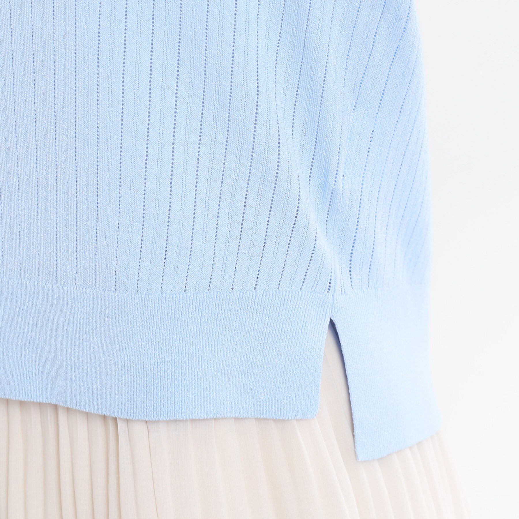 Reflect「【WEB先行カラーあり】オフボディプルオーバーニット」|ニット・セーター|