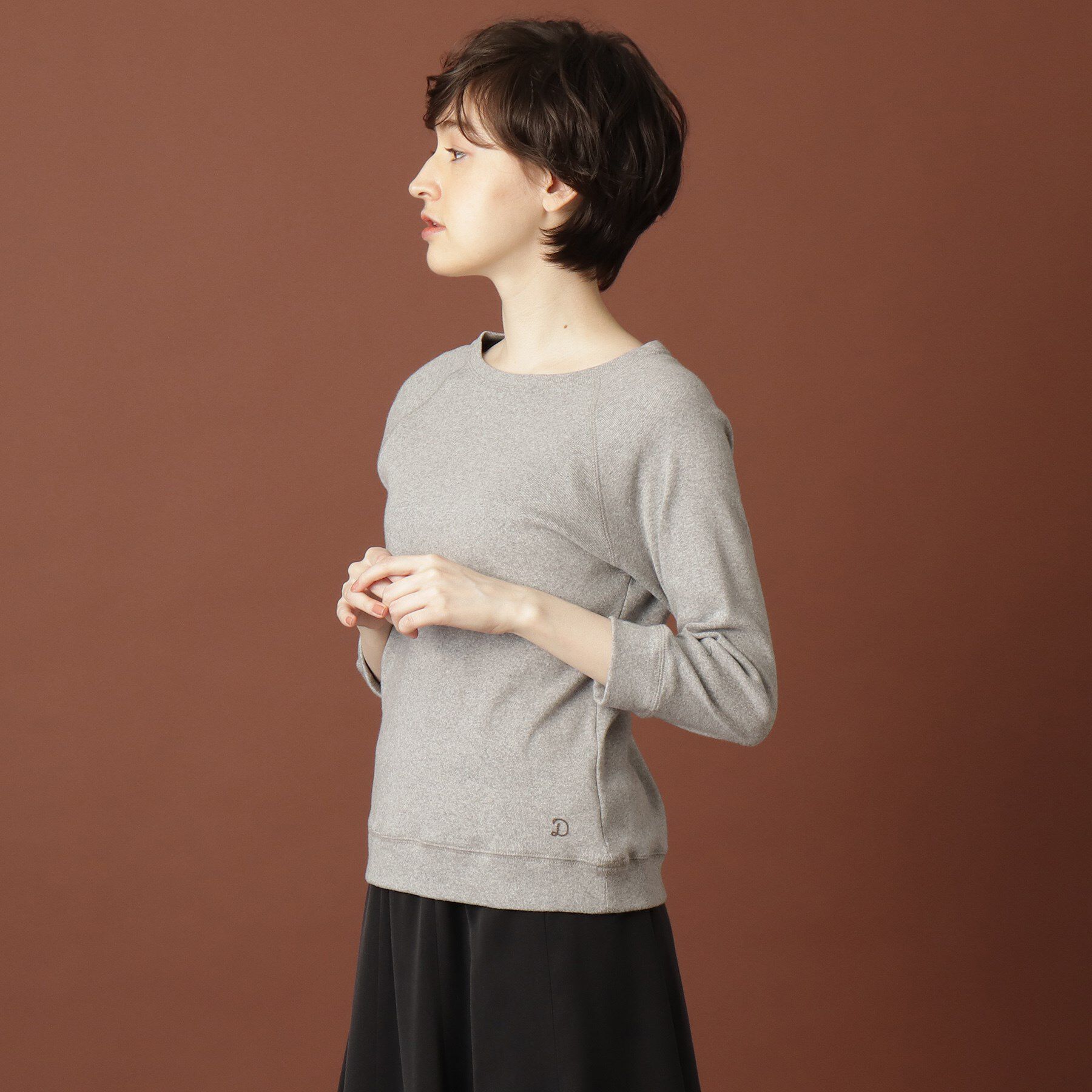 DRESSTERIOR「ラグランスリーブコットンプルオーバー」|パーカー|