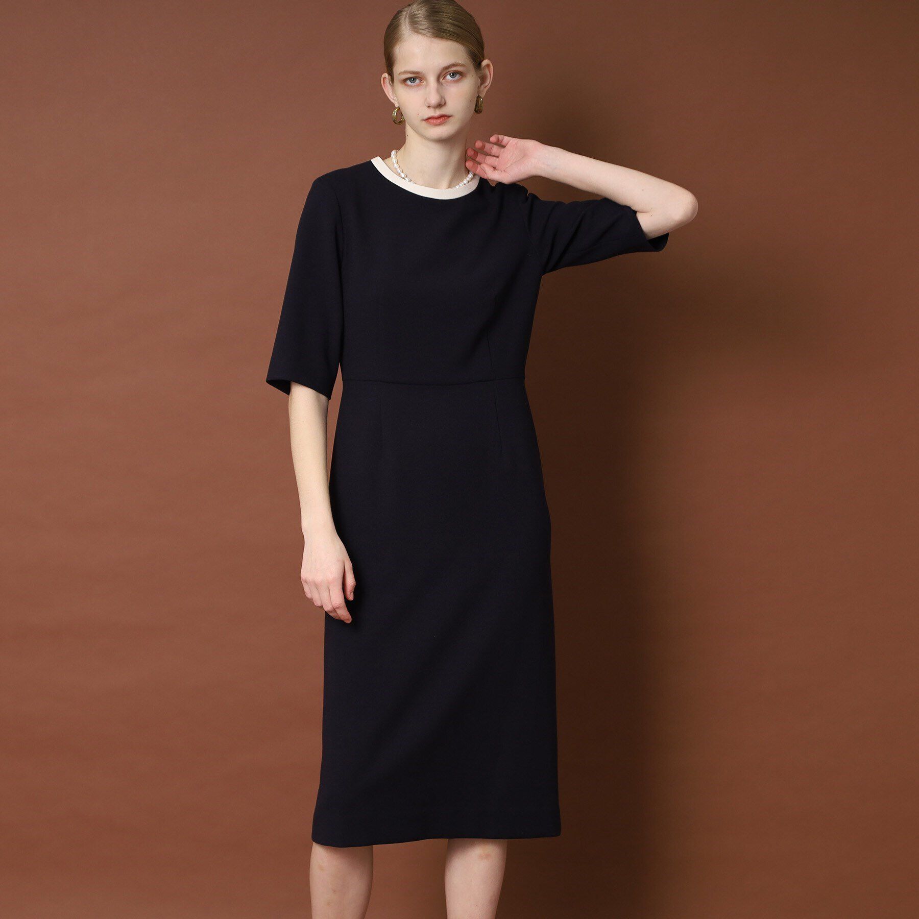 DRESSTERIOR「【セットアップ可】バイカラーワンピース」|ワンピース|