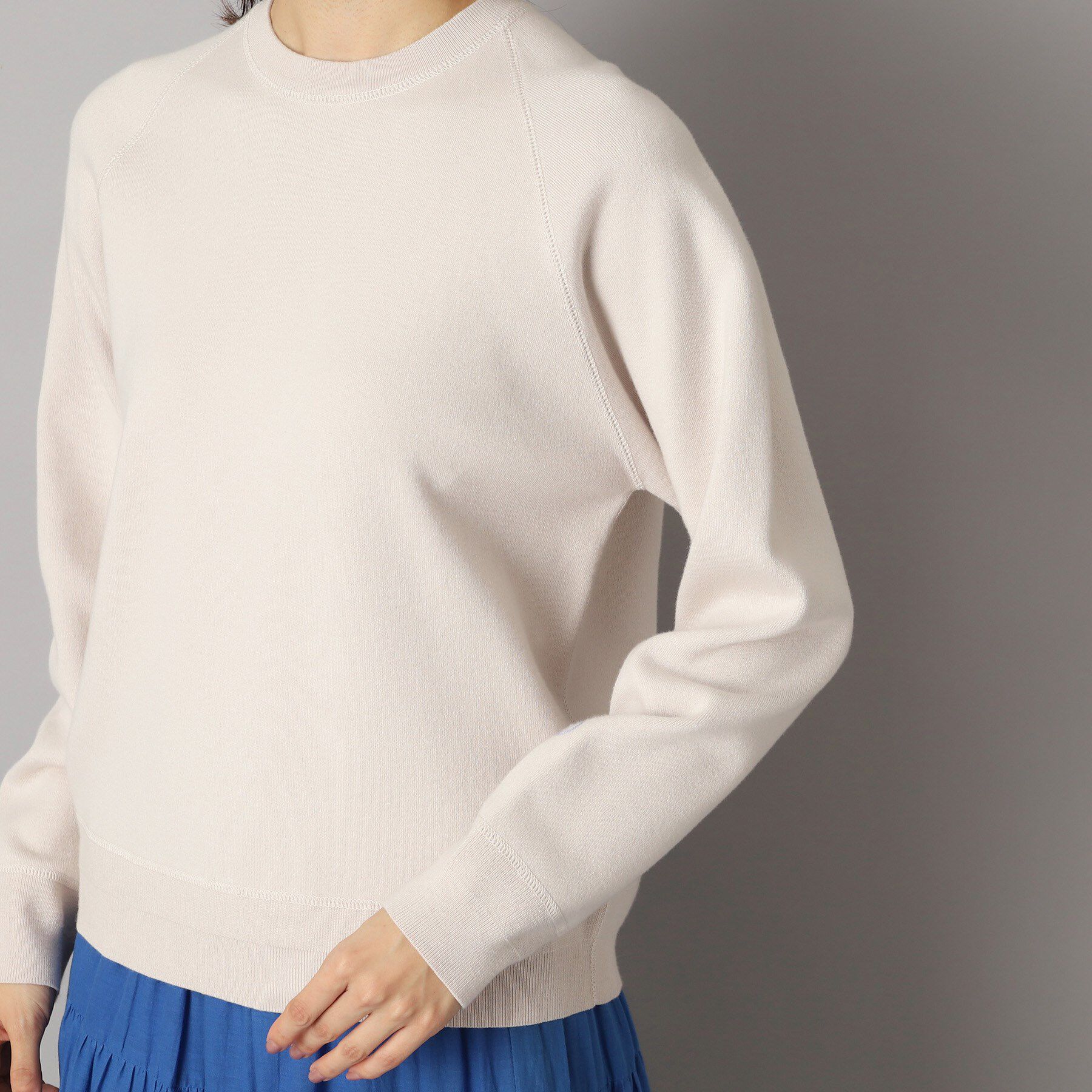 DRESSTERIOR「ウォッシャブル コットンカシミヤ混ニット」|ニット・セーター|