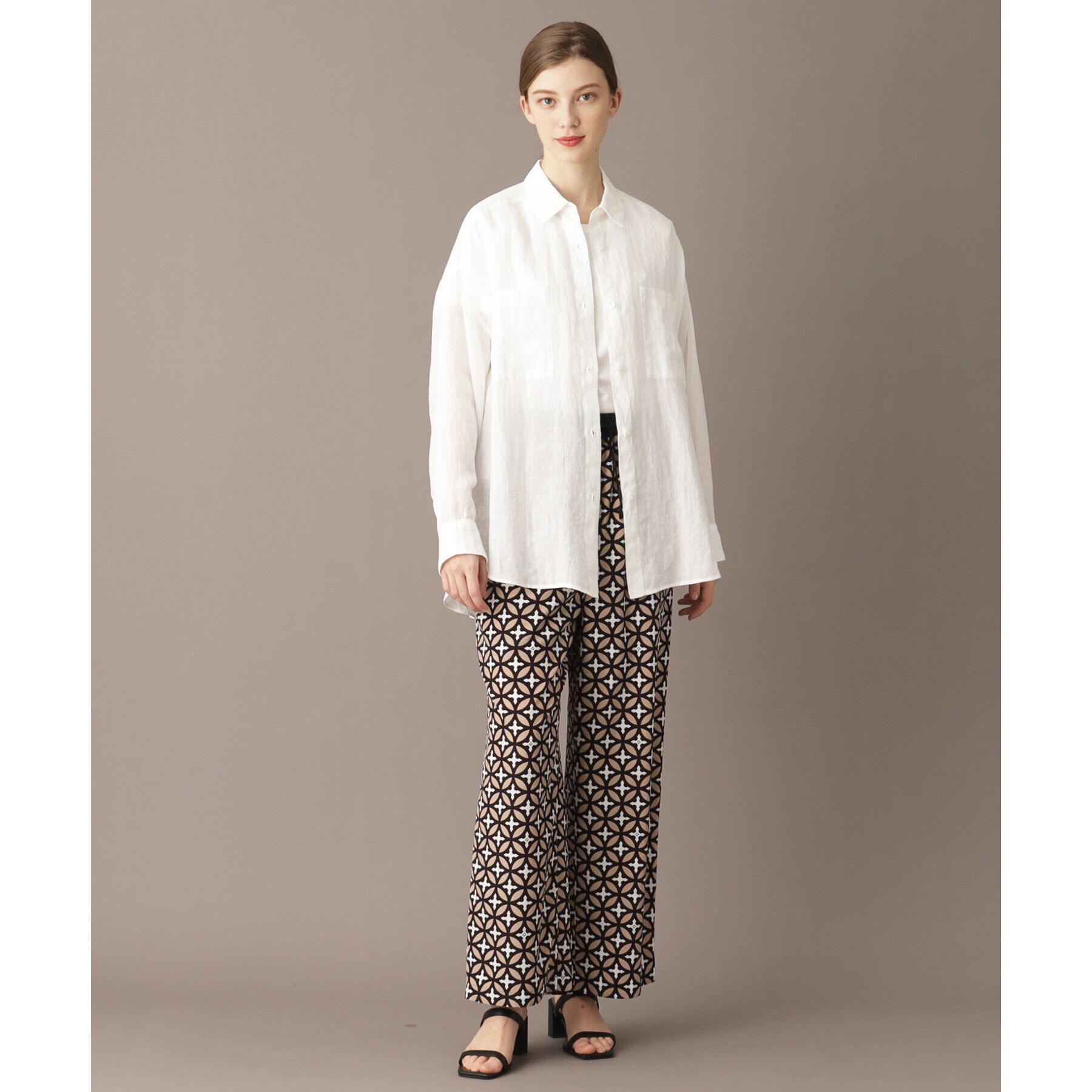 DRESSTERIOR「【人気定番/ラミー100％】ガーメントダイラミーシャツ」|シャツ・ブラウス|