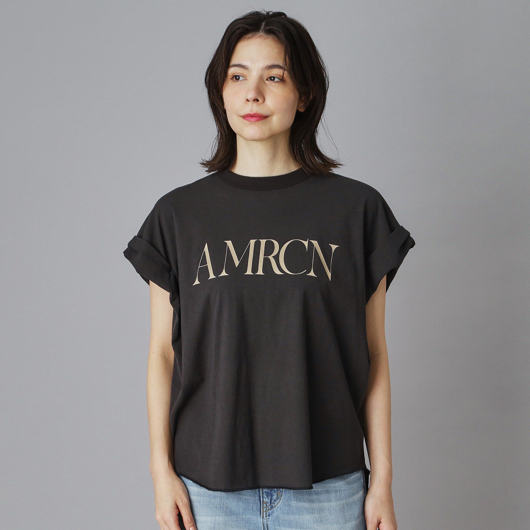 DRESSTERIOR「AMERICANA（アメリカーナ）ロールアップTシャツ」|Tシャツ・カットソー|