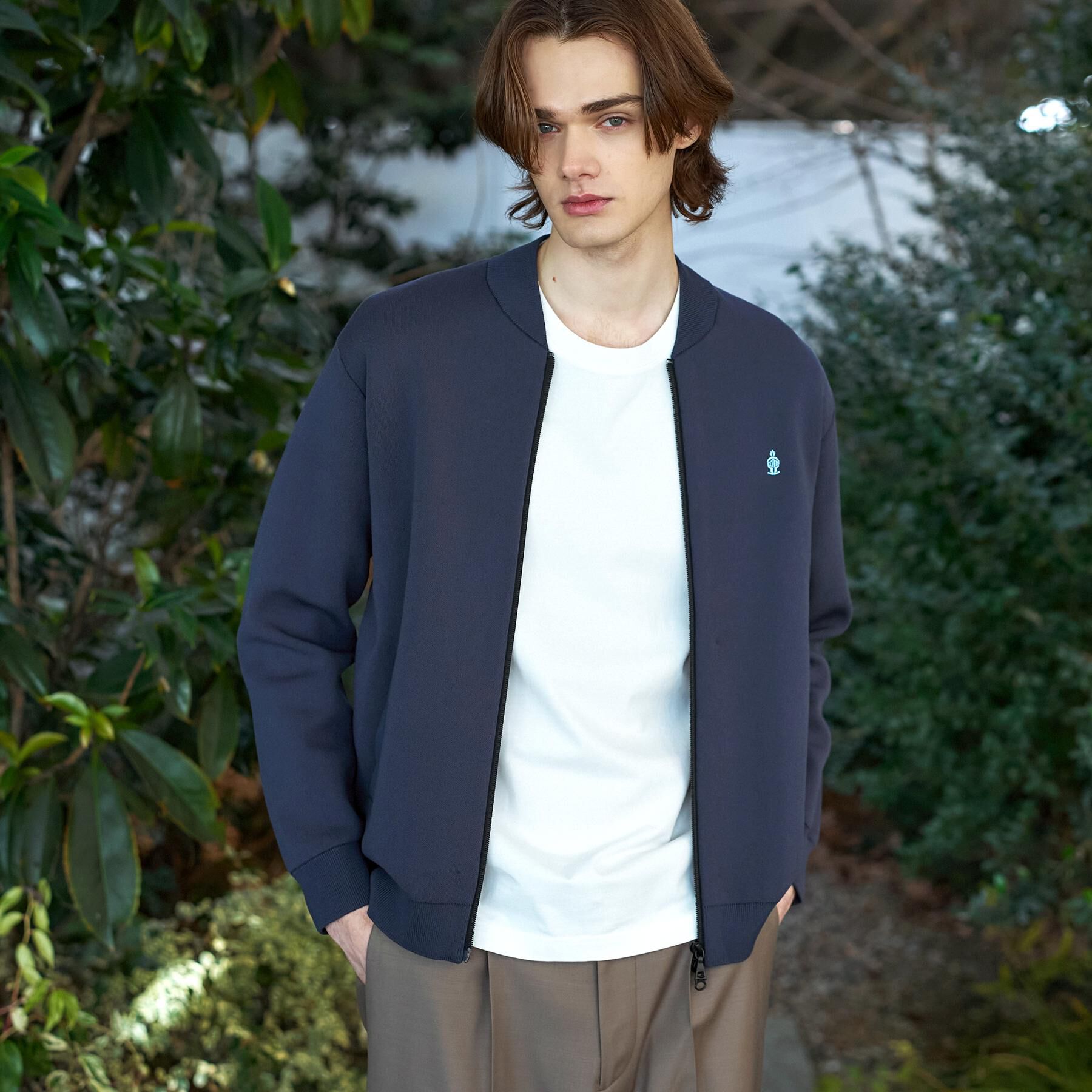 DRESSTERIOR「スプリング ニットブルゾン」|ブルゾン・スタジャン|