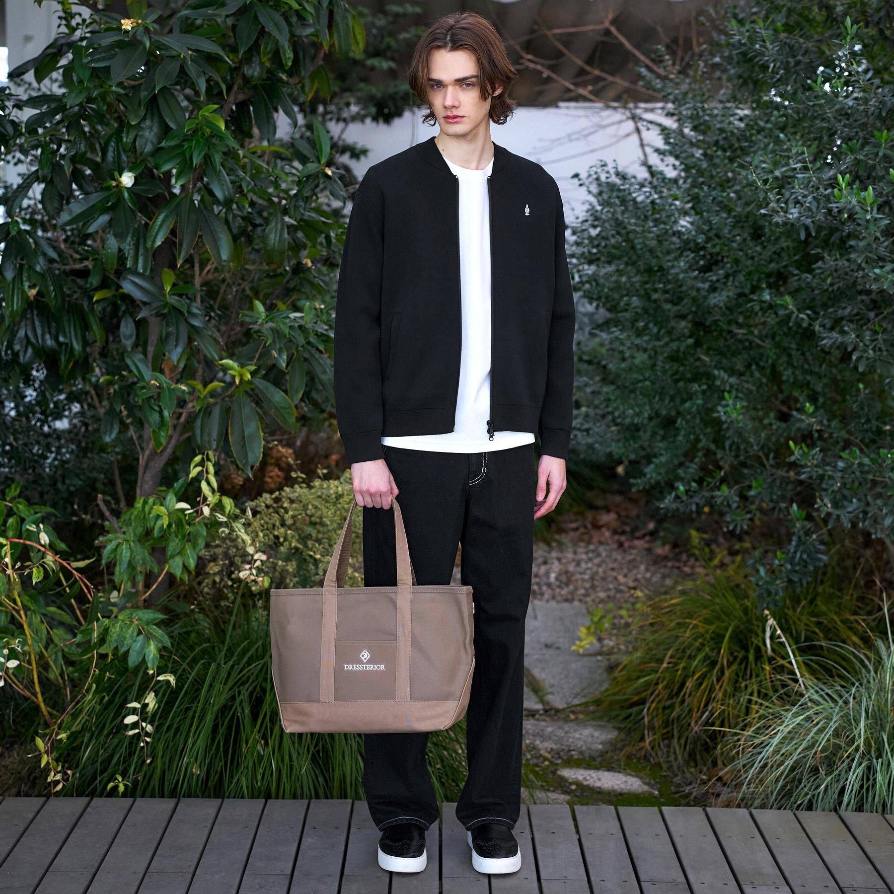 DRESSTERIOR「スプリング ニットブルゾン」|ブルゾン・スタジャン|