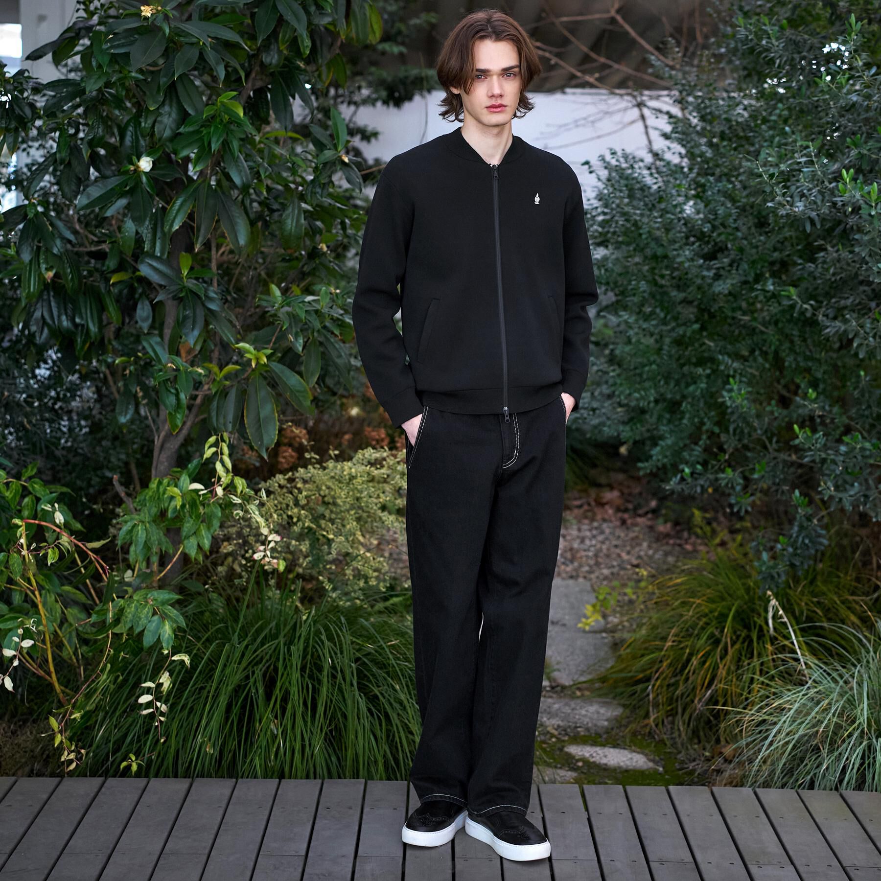 DRESSTERIOR「スプリング ニットブルゾン」|ブルゾン・スタジャン|