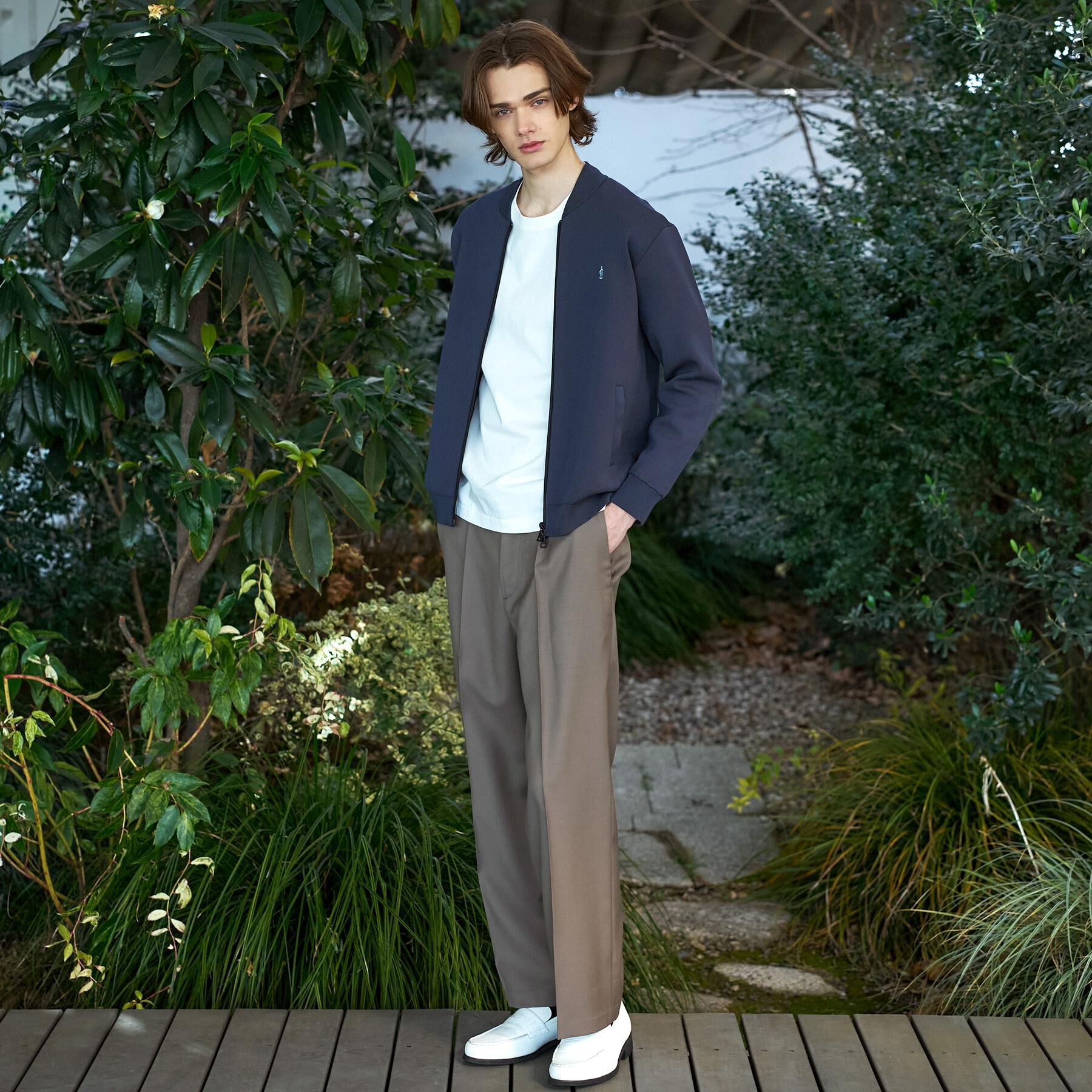 DRESSTERIOR「スプリング ニットブルゾン」|ブルゾン・スタジャン|