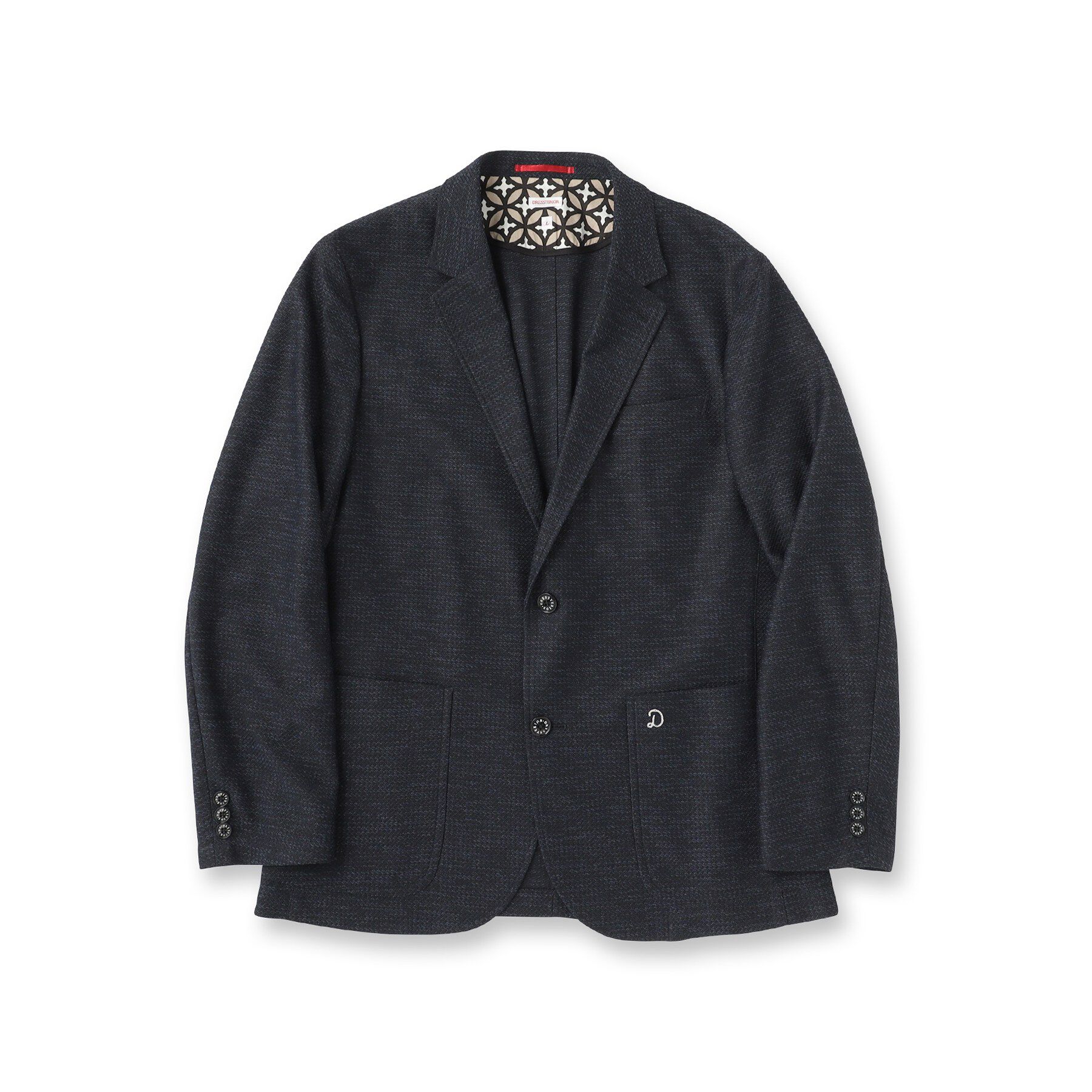 DRESSTERIOR「【Safari5月号掲載/ウォッシャブル】鹿の子 コンフォータブルジャケット」|テーラードジャケット|