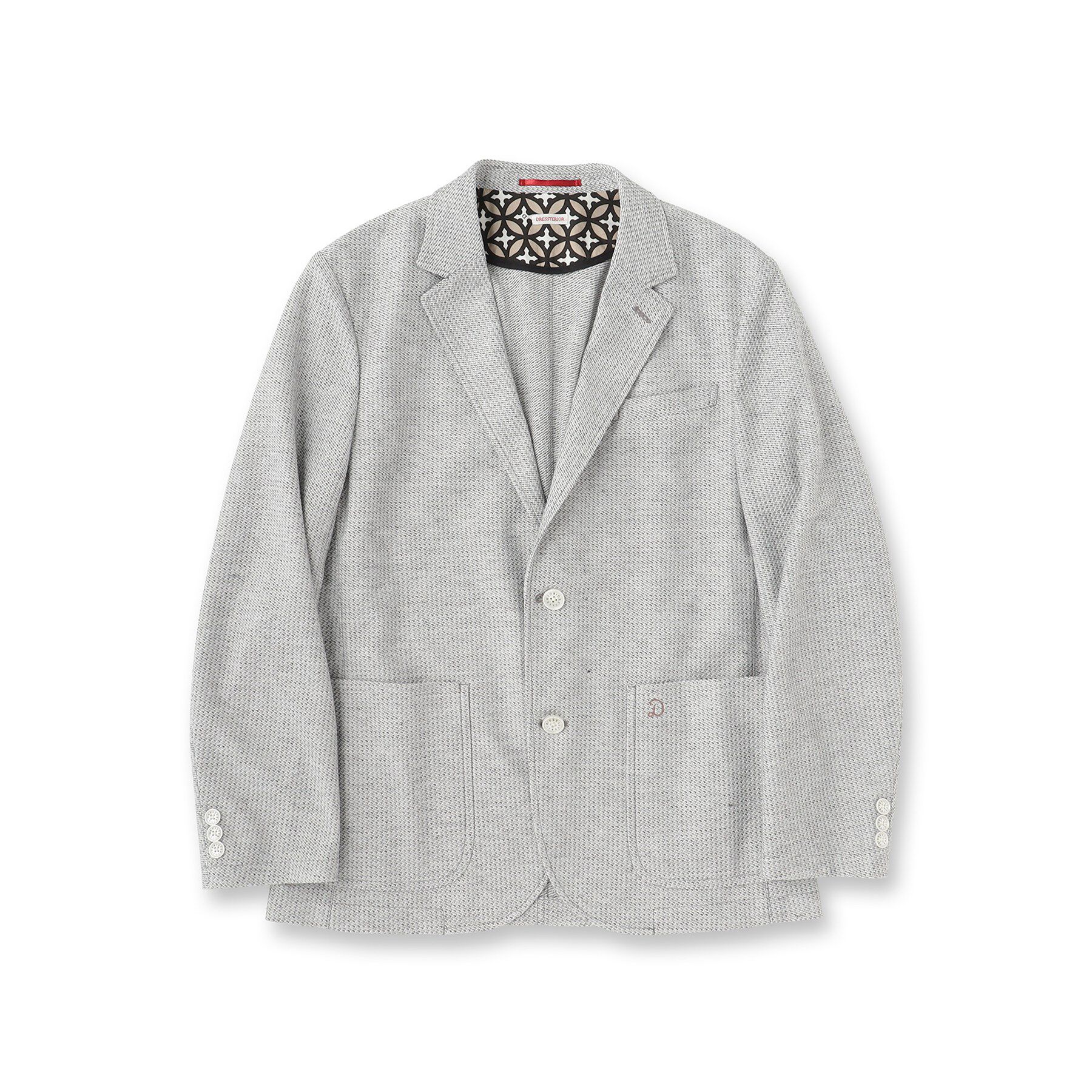 DRESSTERIOR「【Safari5月号掲載/ウォッシャブル】鹿の子 コンフォータブルジャケット」|テーラードジャケット|