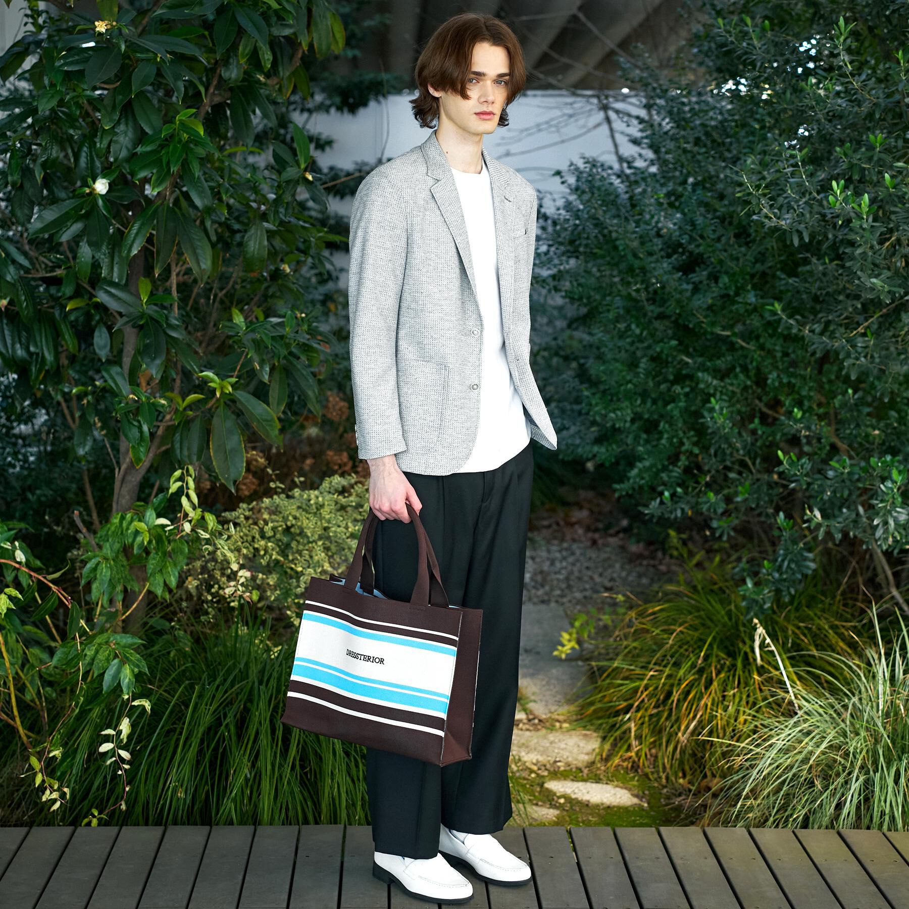 DRESSTERIOR「【Safari5月号掲載/ウォッシャブル】鹿の子 コンフォータブルジャケット」|テーラードジャケット|