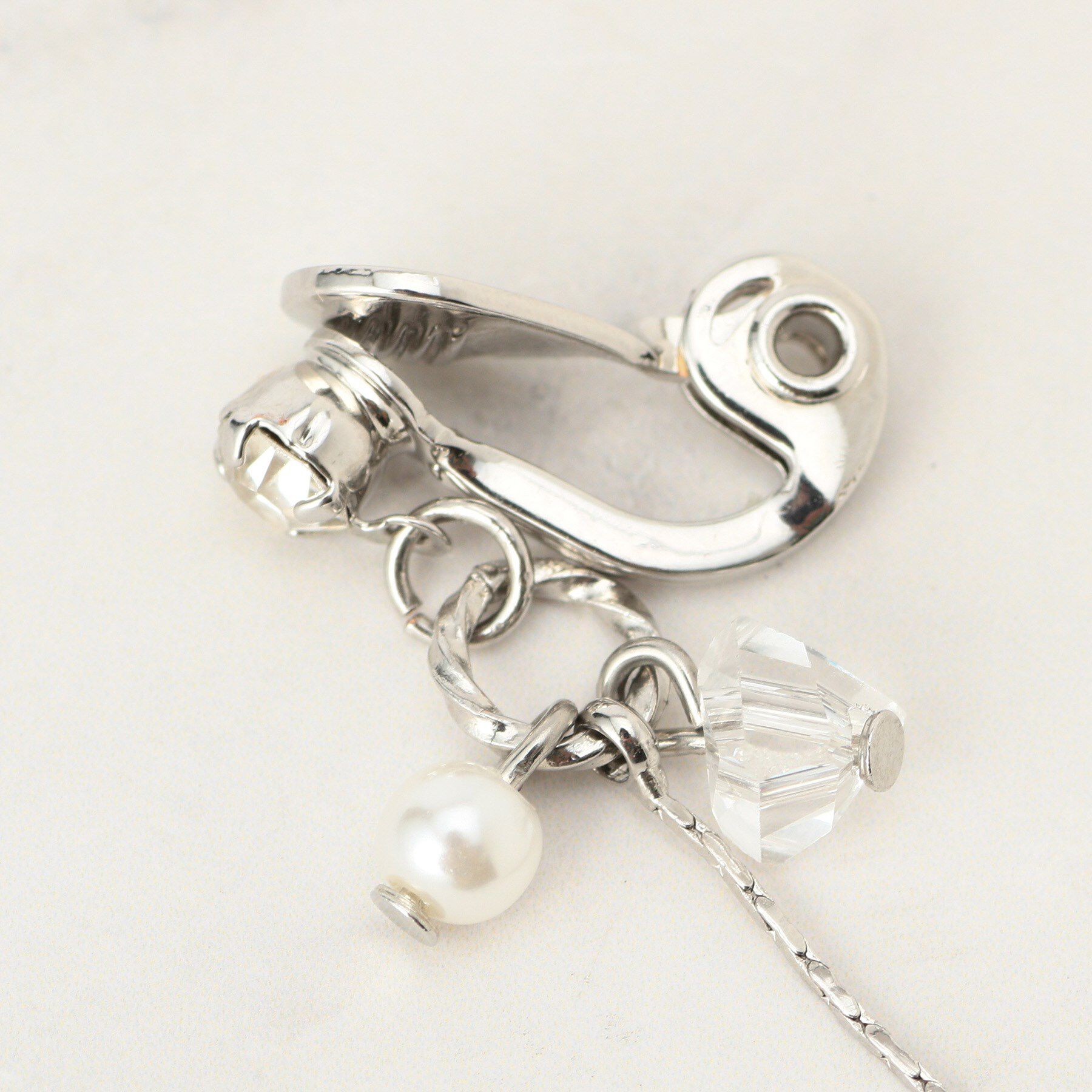 grove「【痛くなりにくい】パール調ビジューイヤリング」|イヤリング|