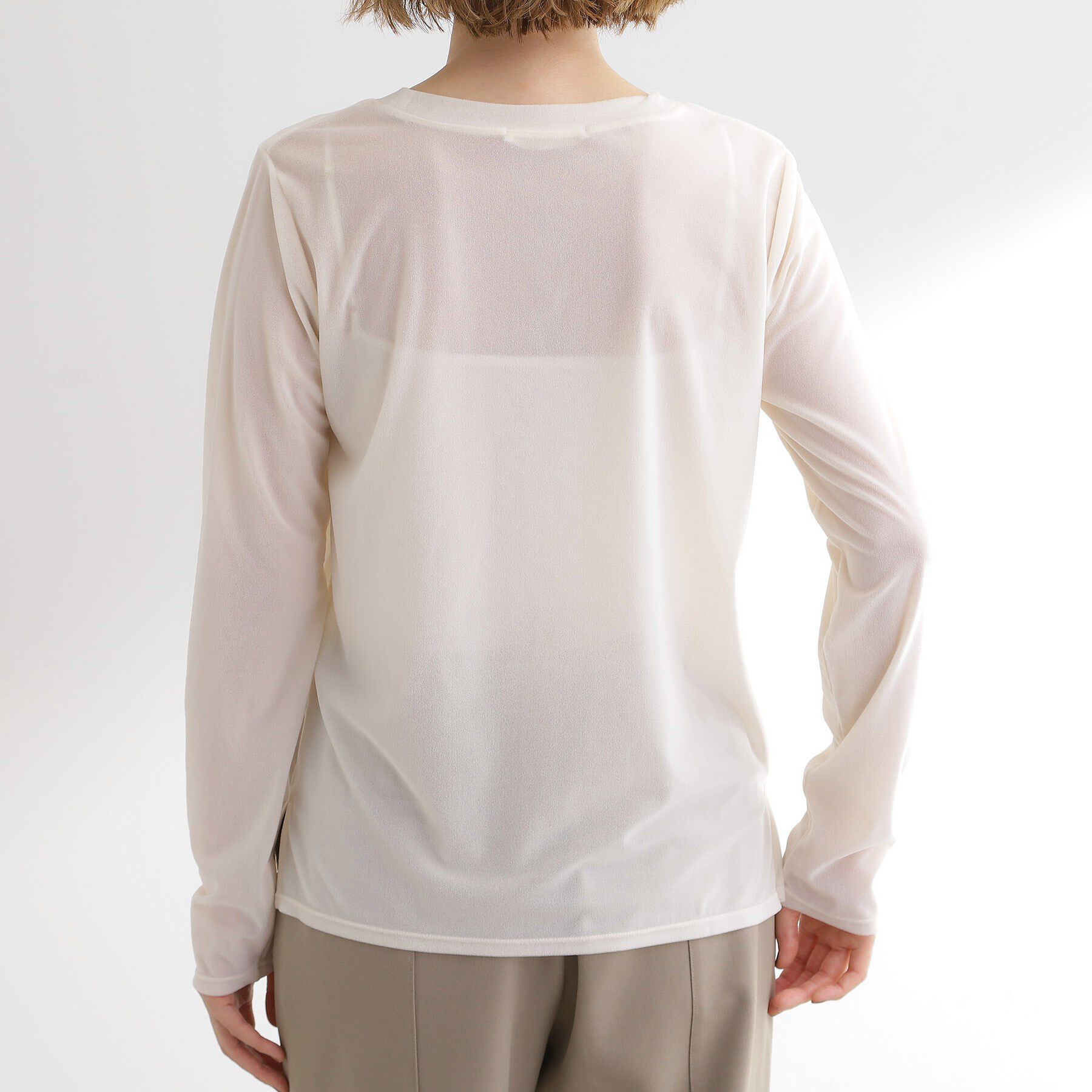 grove「シアーカットベロアロンT」|Tシャツ・カットソー|