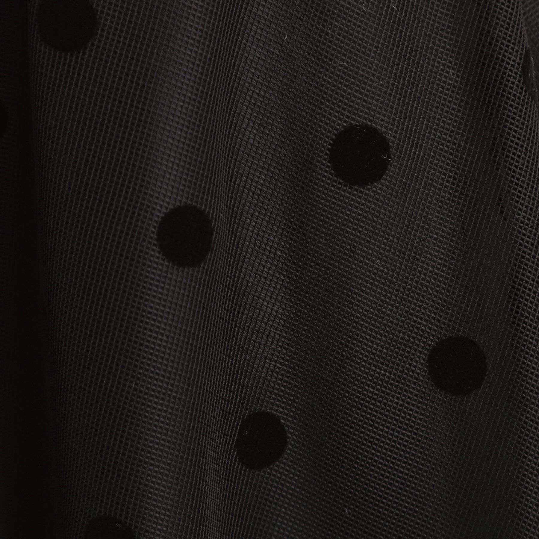 grove「甘さを抑えて、品よく華やぐ　メッシュフロッキードットスカート」|スカート|