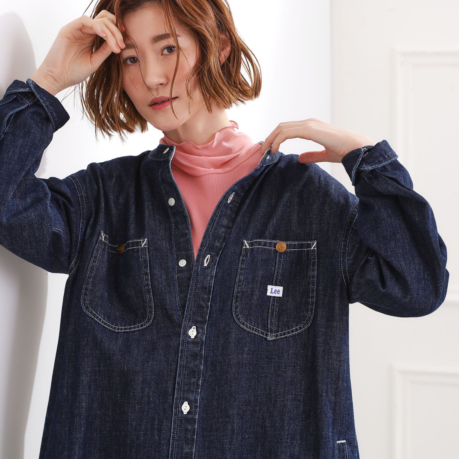 grove「シアー切替ハイネックプルオーバー」|Tシャツ・カットソー|