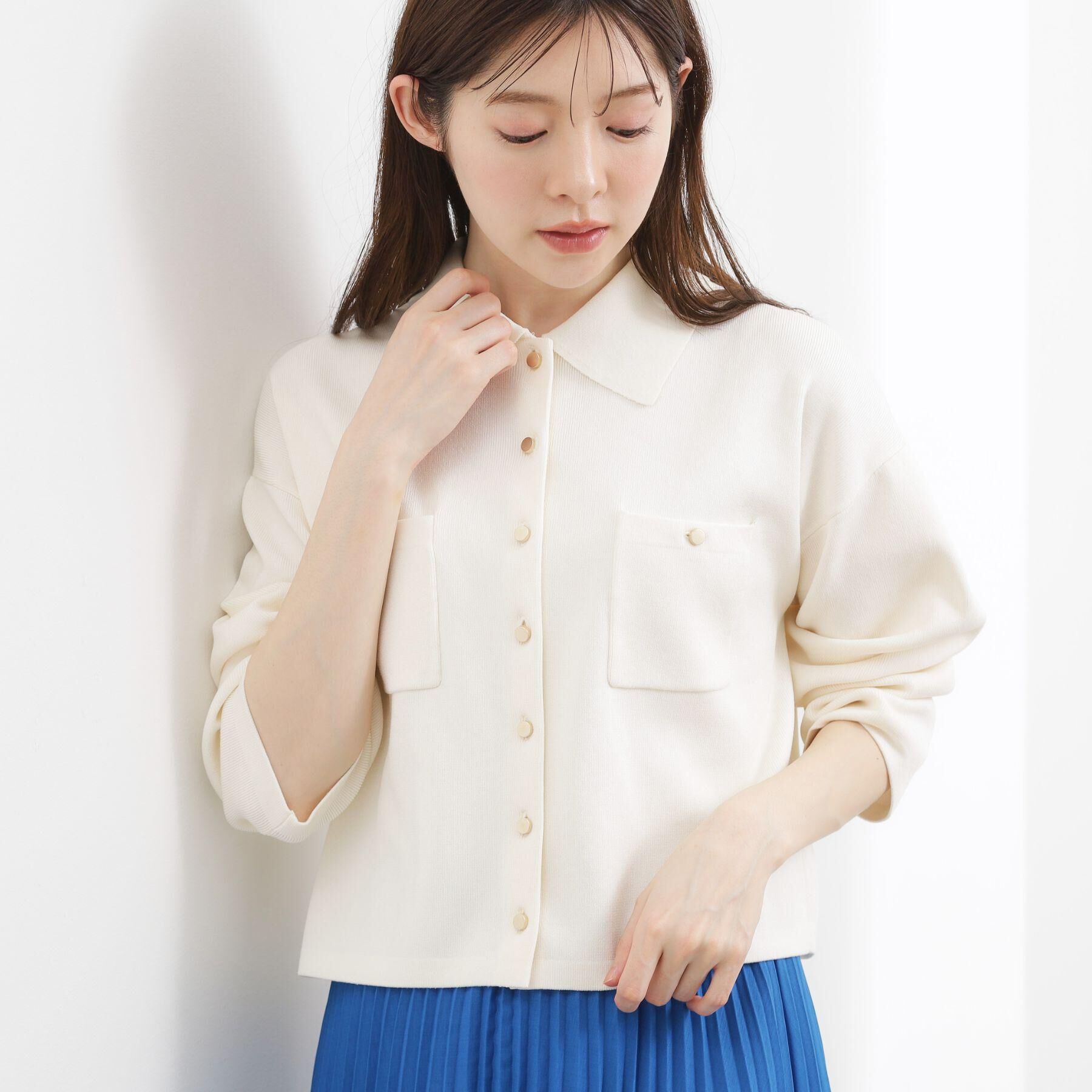 grove「高評価！一枚でも羽織でも、大人のTOPS風カーディガン」|カーディガン|