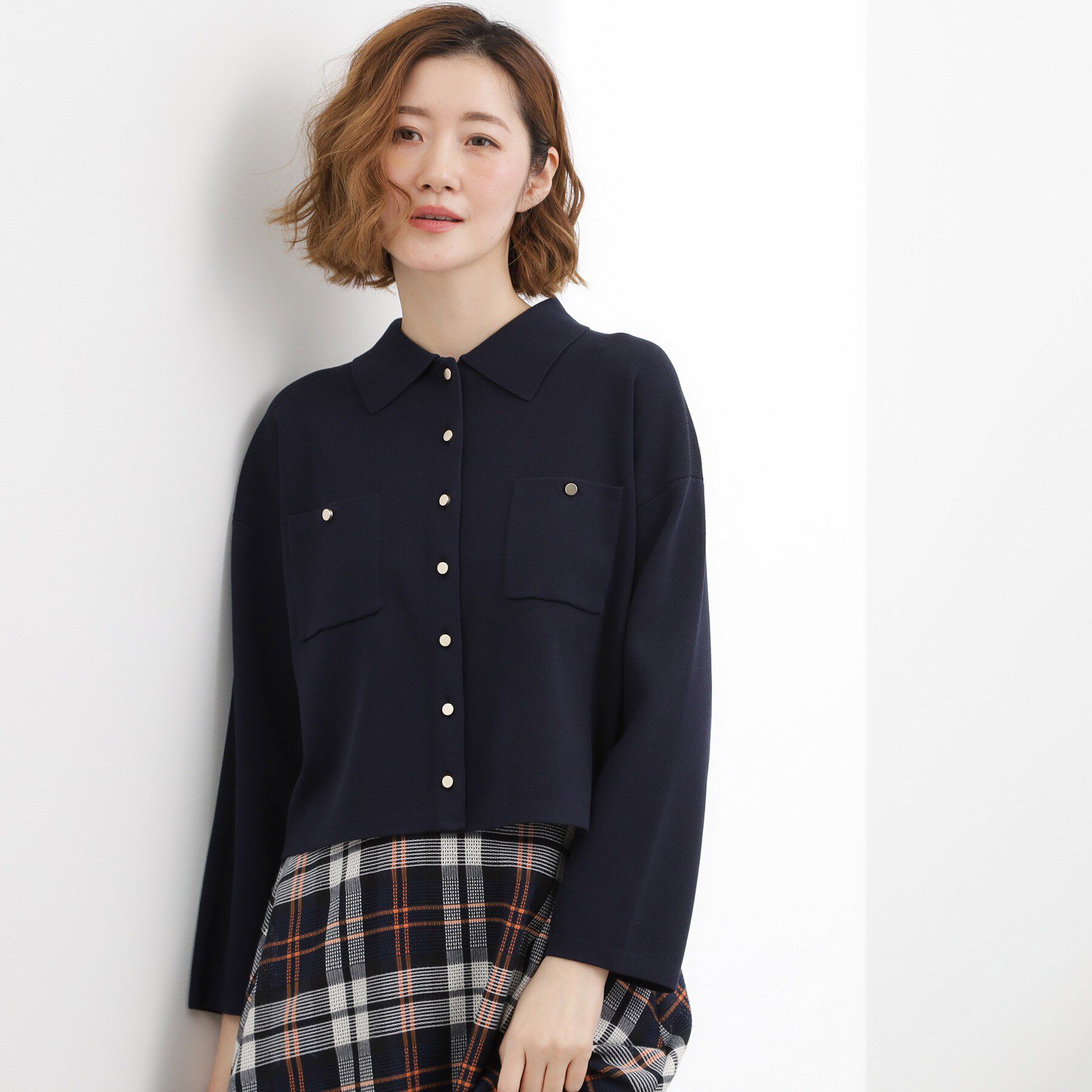 grove「高評価！一枚でも羽織でも、大人のTOPS風カーディガン」|カーディガン|