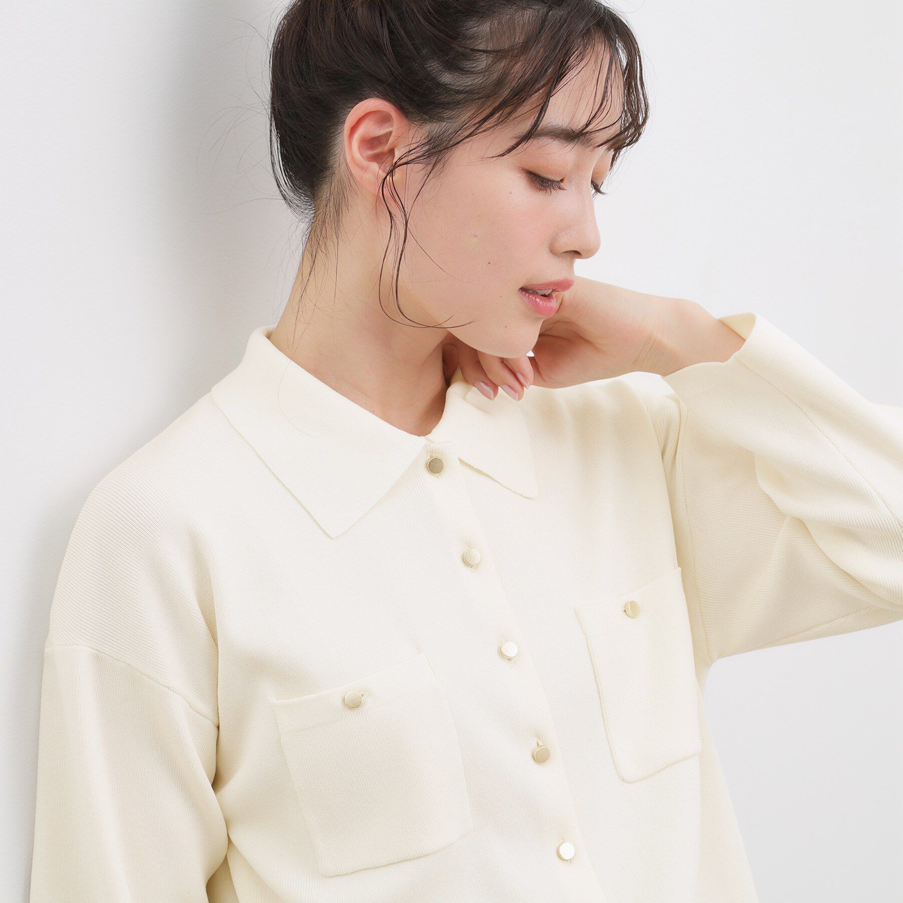 grove「高評価！一枚でも羽織でも、大人のTOPS風カーディガン」|カーディガン|