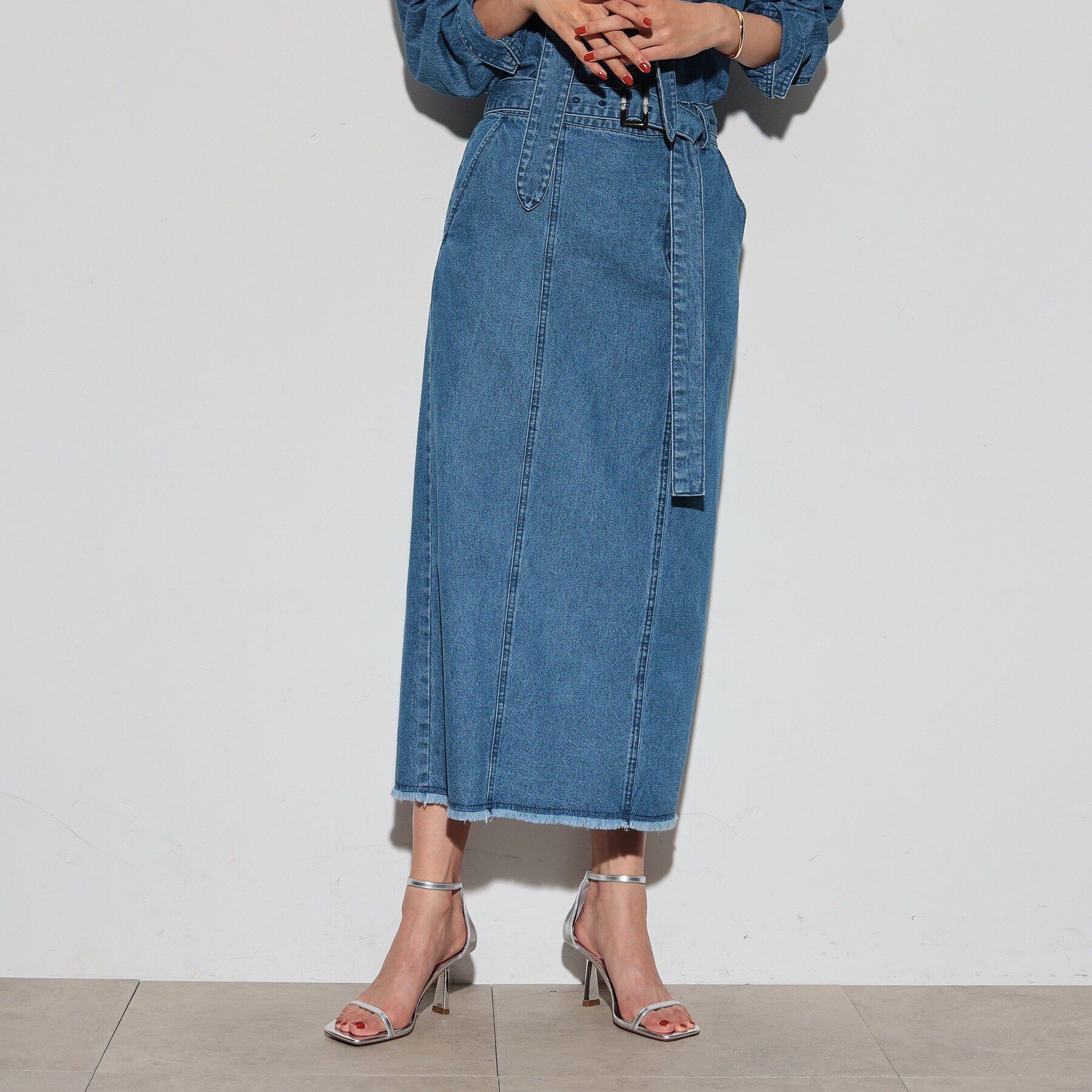 GALLEST「ストレートデニムスカート」|スカート|