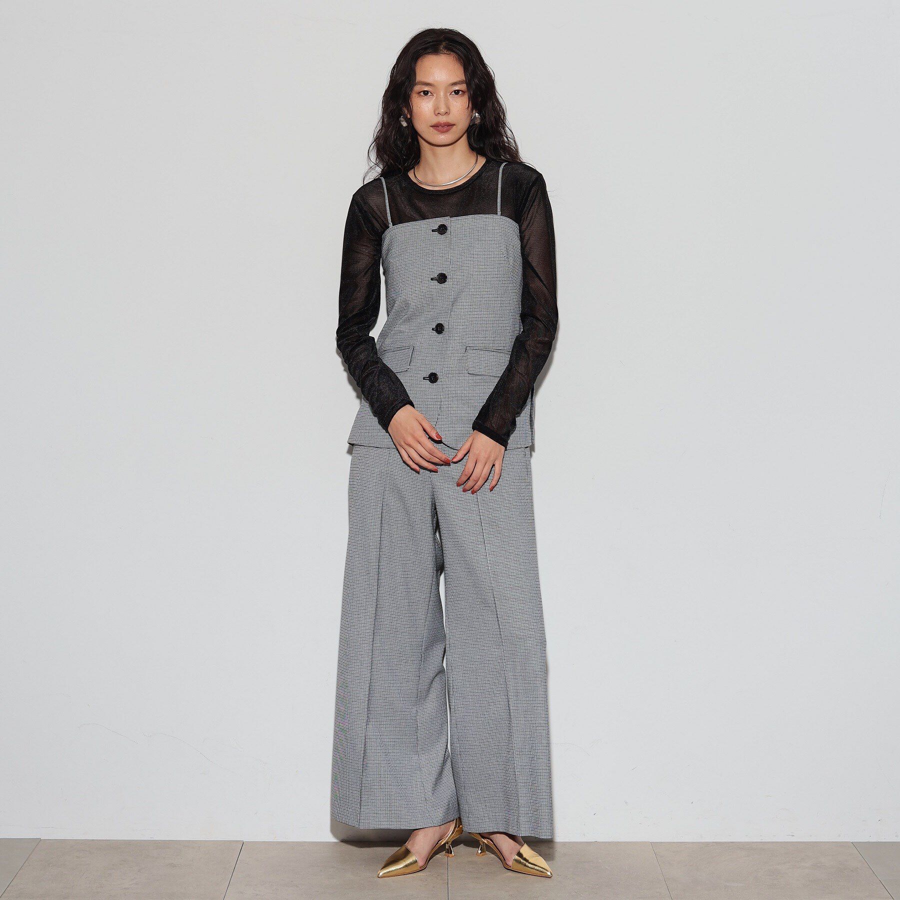 GALLEST「ブロックチェックワイドパンツ」|その他|