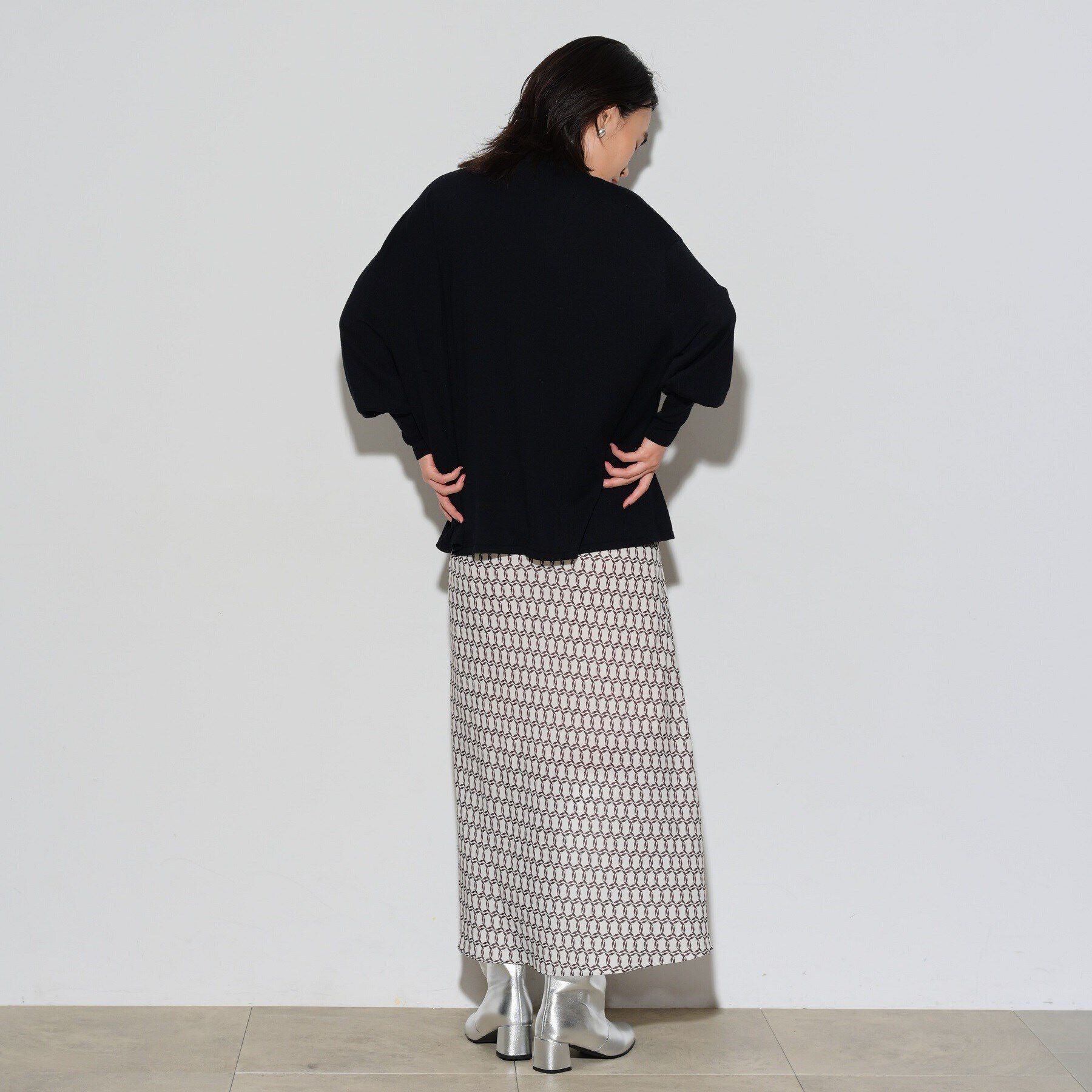 GALLEST「サイドシャーリングハイネックニット」|ニット・セーター|