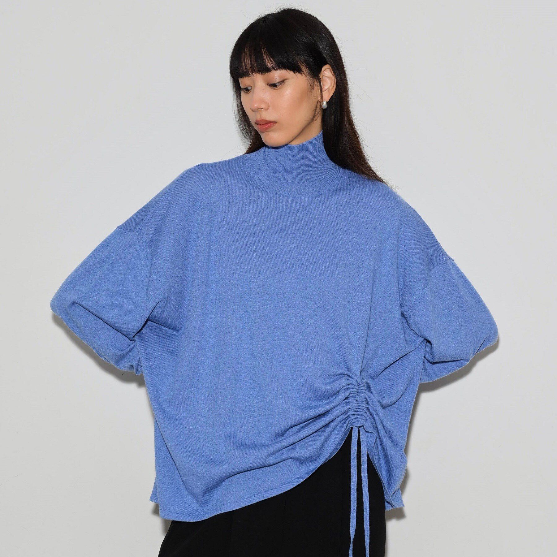 GALLEST「サイドシャーリングハイネックニット」|ニット・セーター|