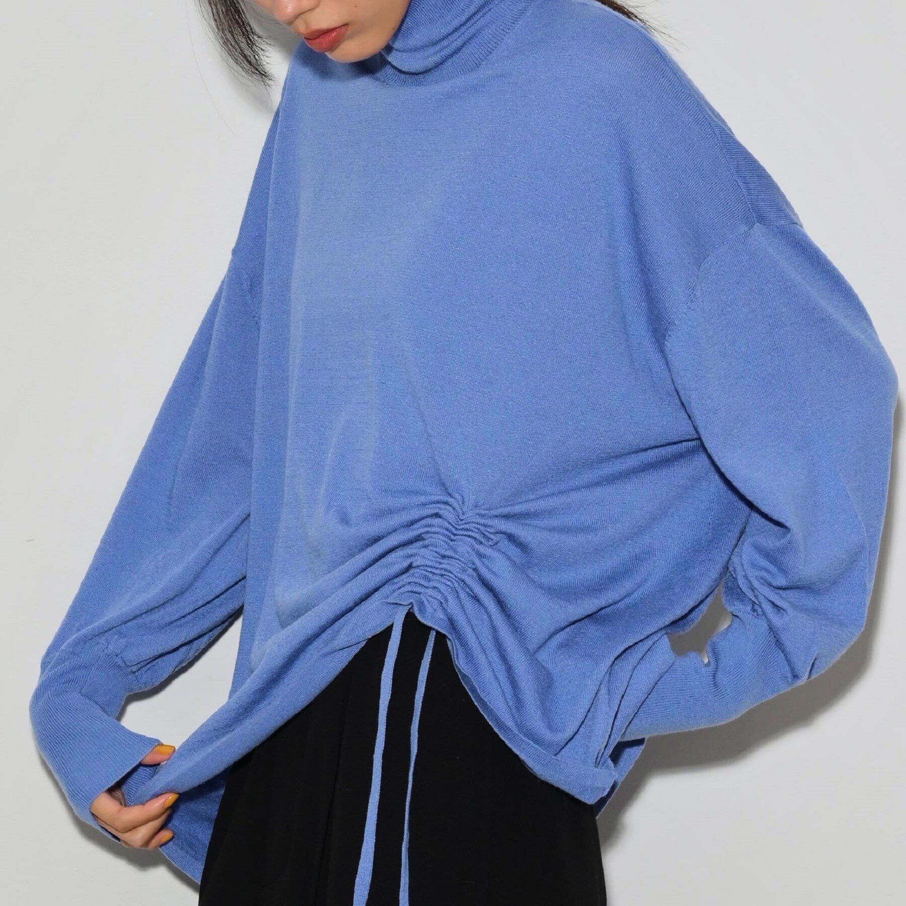 GALLEST「サイドシャーリングハイネックニット」|ニット・セーター|