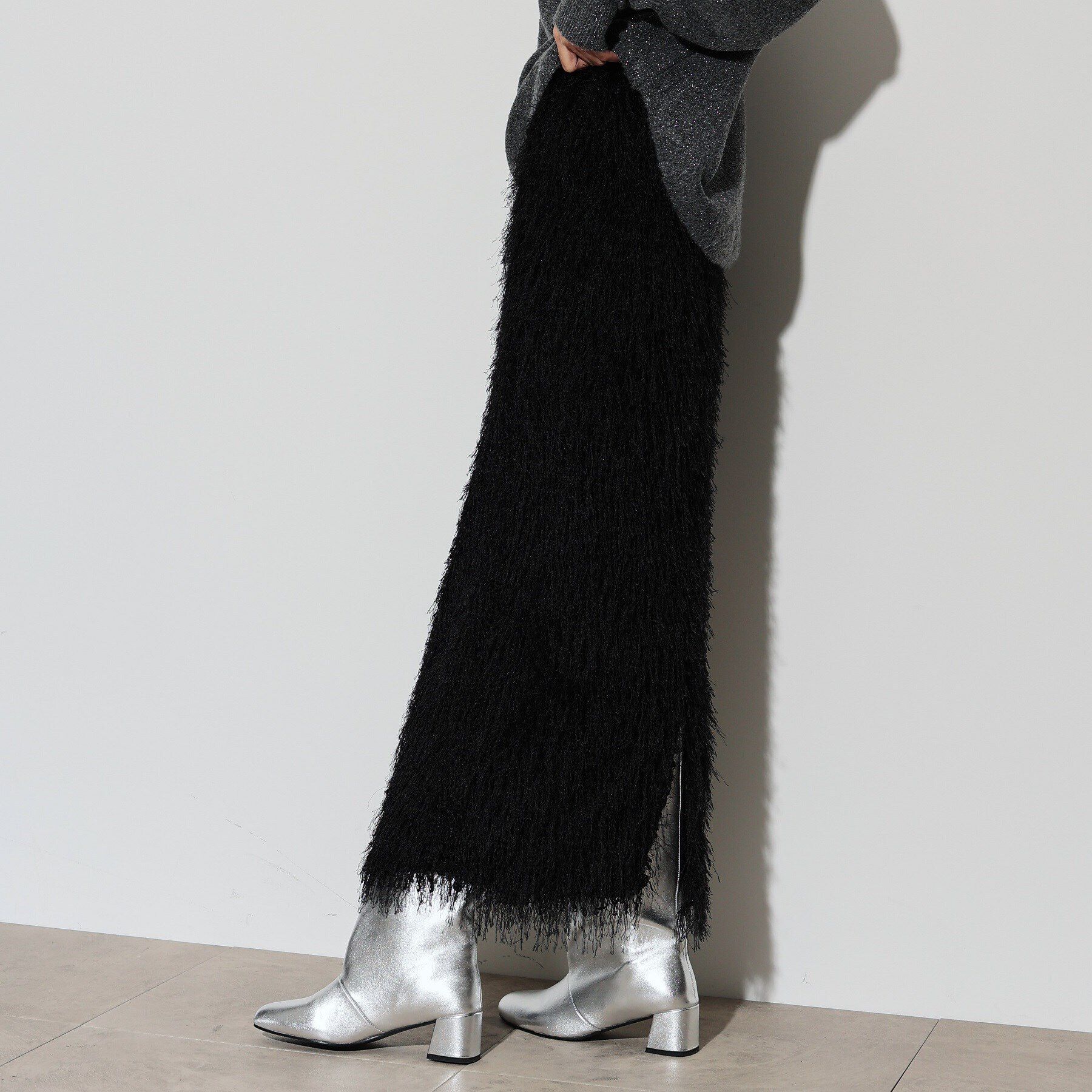 GALLEST「カットシャギータイトスカート」|スカート|