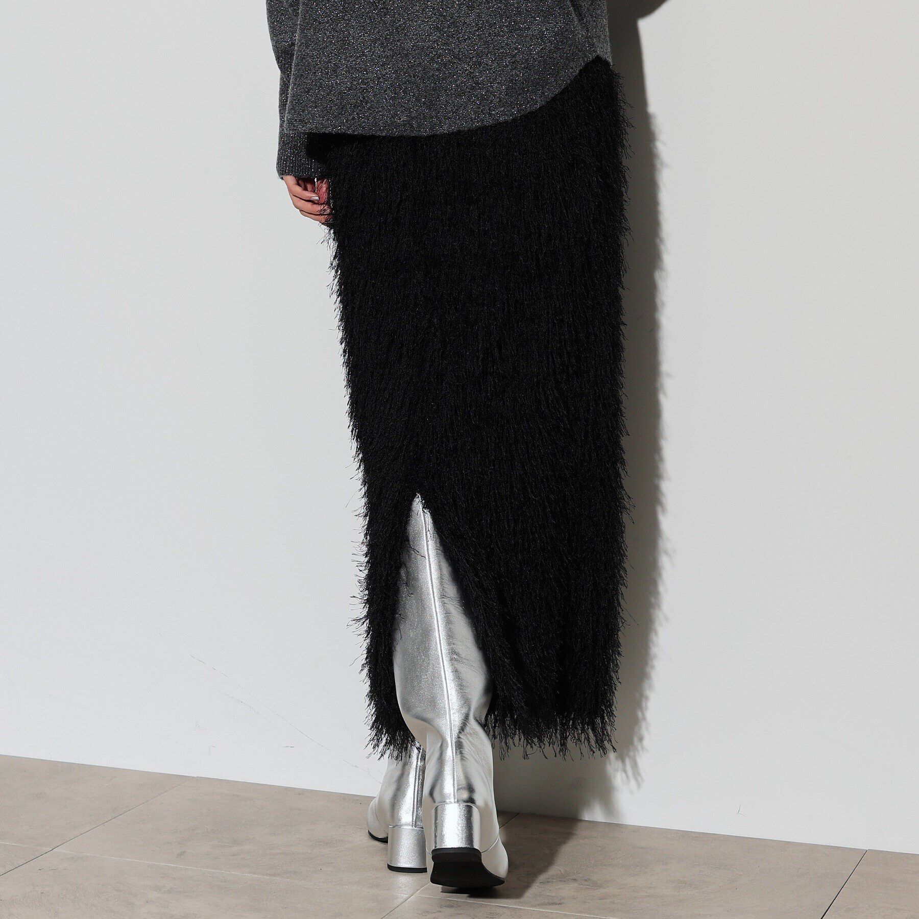 GALLEST「カットシャギータイトスカート」|スカート|