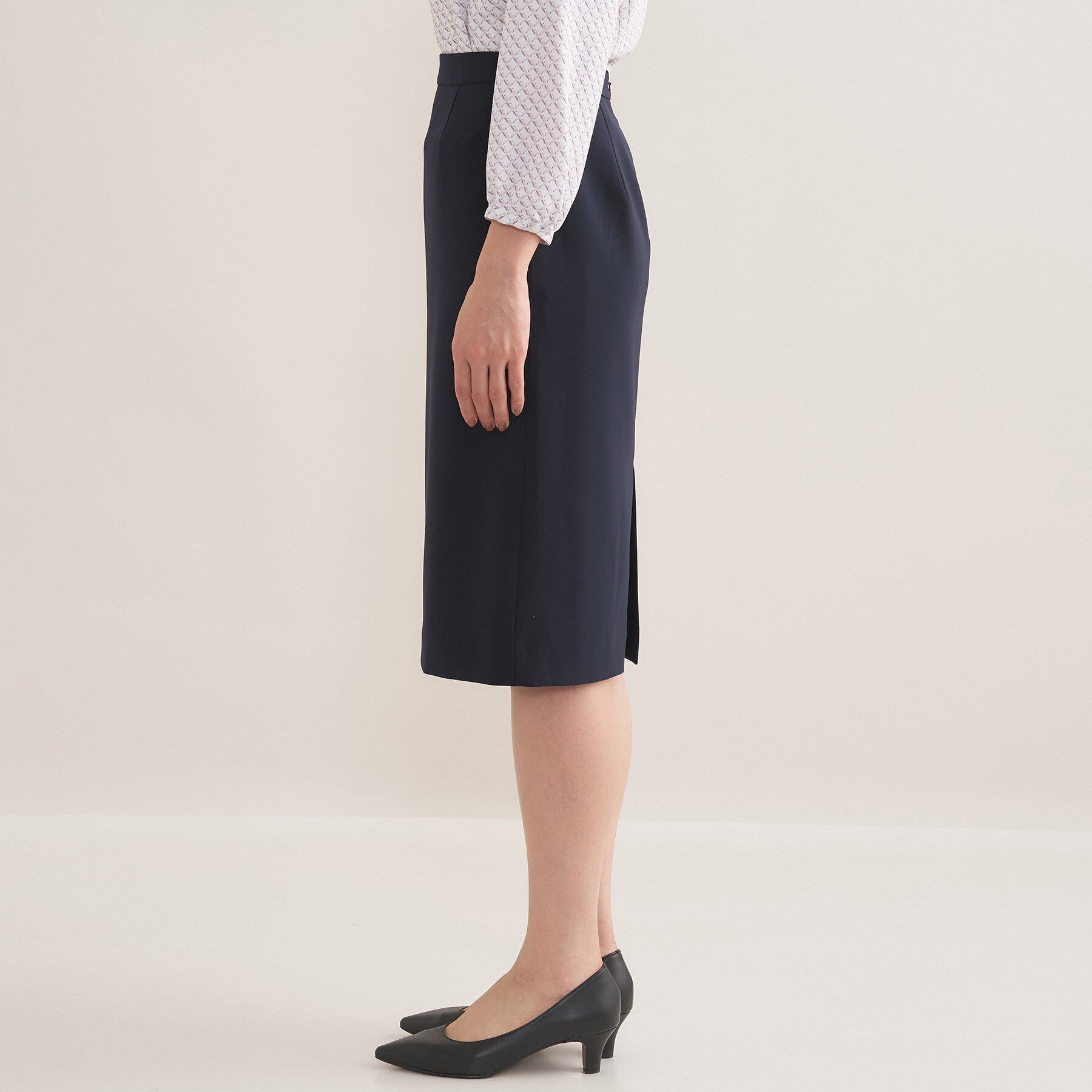 INDIVI「【通勤スーツ／洗える】ストレッチストレートスカート」|スーツ|
