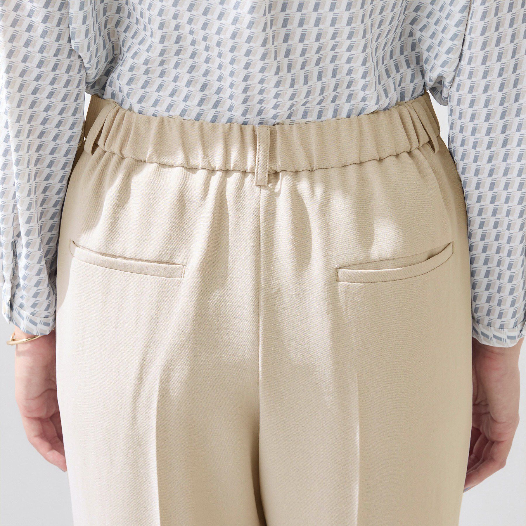 INDIVI「【洗える／UVケア／SETUP可】着る日傘ワイドパンツ」|その他|