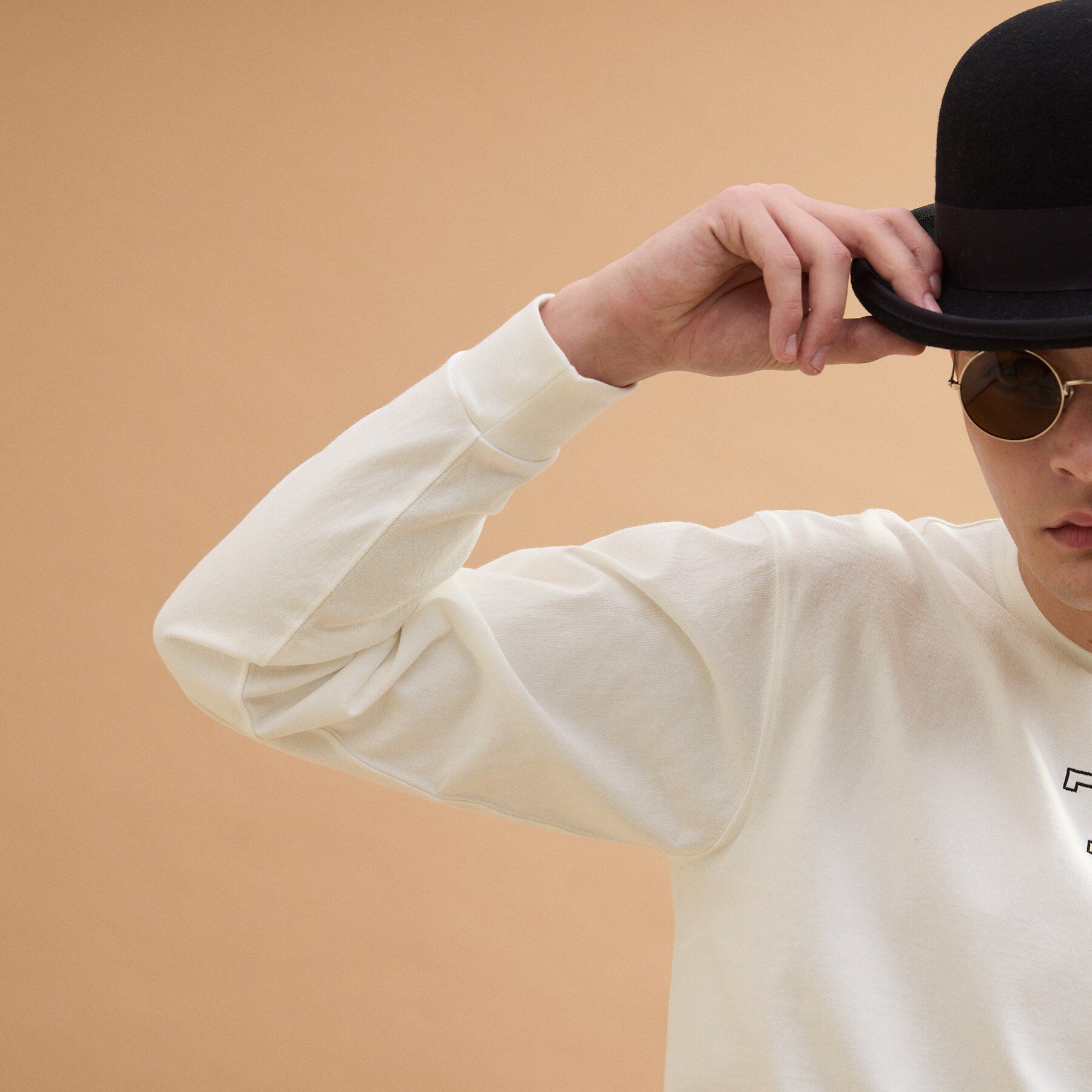 40CARATS&525「TK刺繍長袖丸胴Tシャツ」|Tシャツ・カットソー|